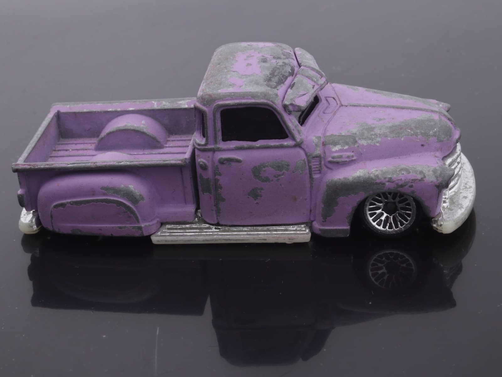 2001 Hot Wheels ~ LA TROCA ~ Collector # 202/240 - Matte Lavender - LW Wheels - Thumbnail 3