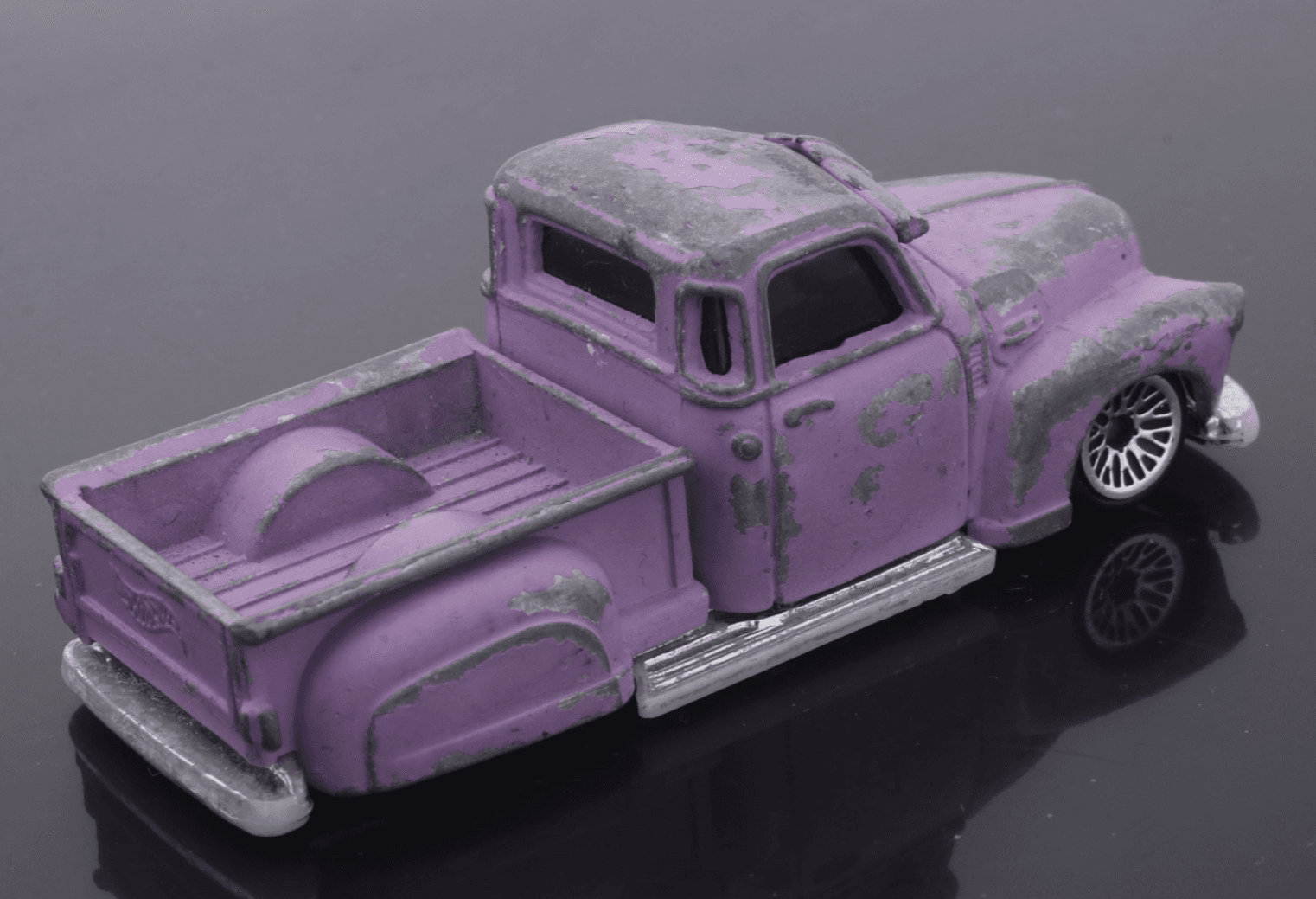 2001 Hot Wheels ~ LA TROCA ~ Collector # 202/240 - Matte Lavender - LW Wheels - Thumbnail 5