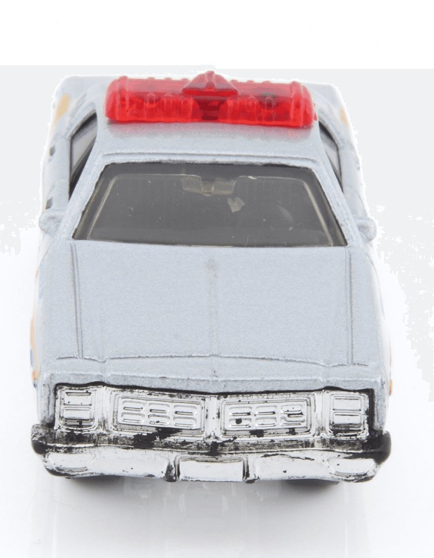 Matchbox ~ 1978 DODGE MONACO SHERIFF POLICE CAR ~ Silver Diecast 1/64 - Thumbnail 9