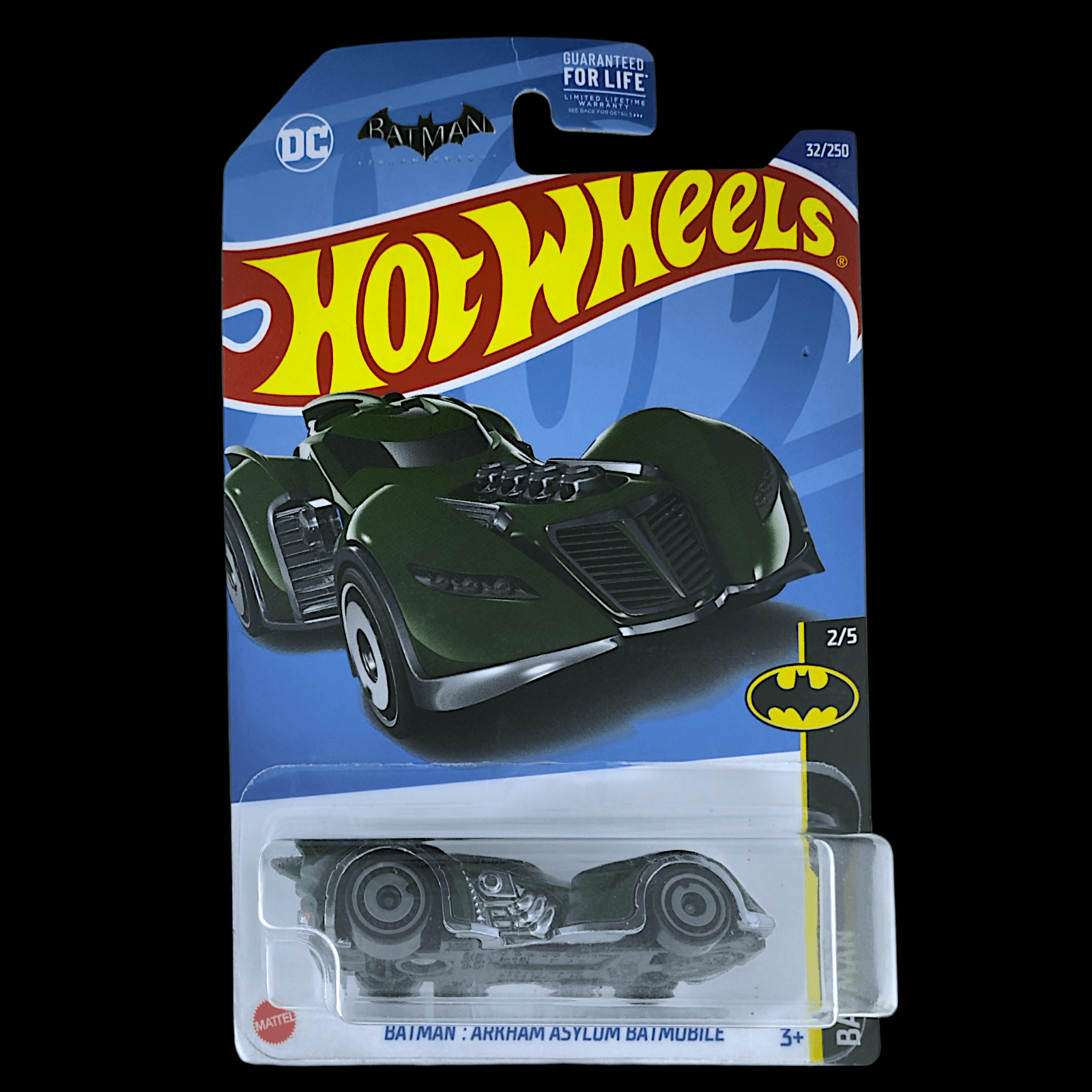 Hot Wheels 2022 BATMAN: ARKHAM ASYLUM BATMOBILE ~ # 032/250 - Batman 2/5