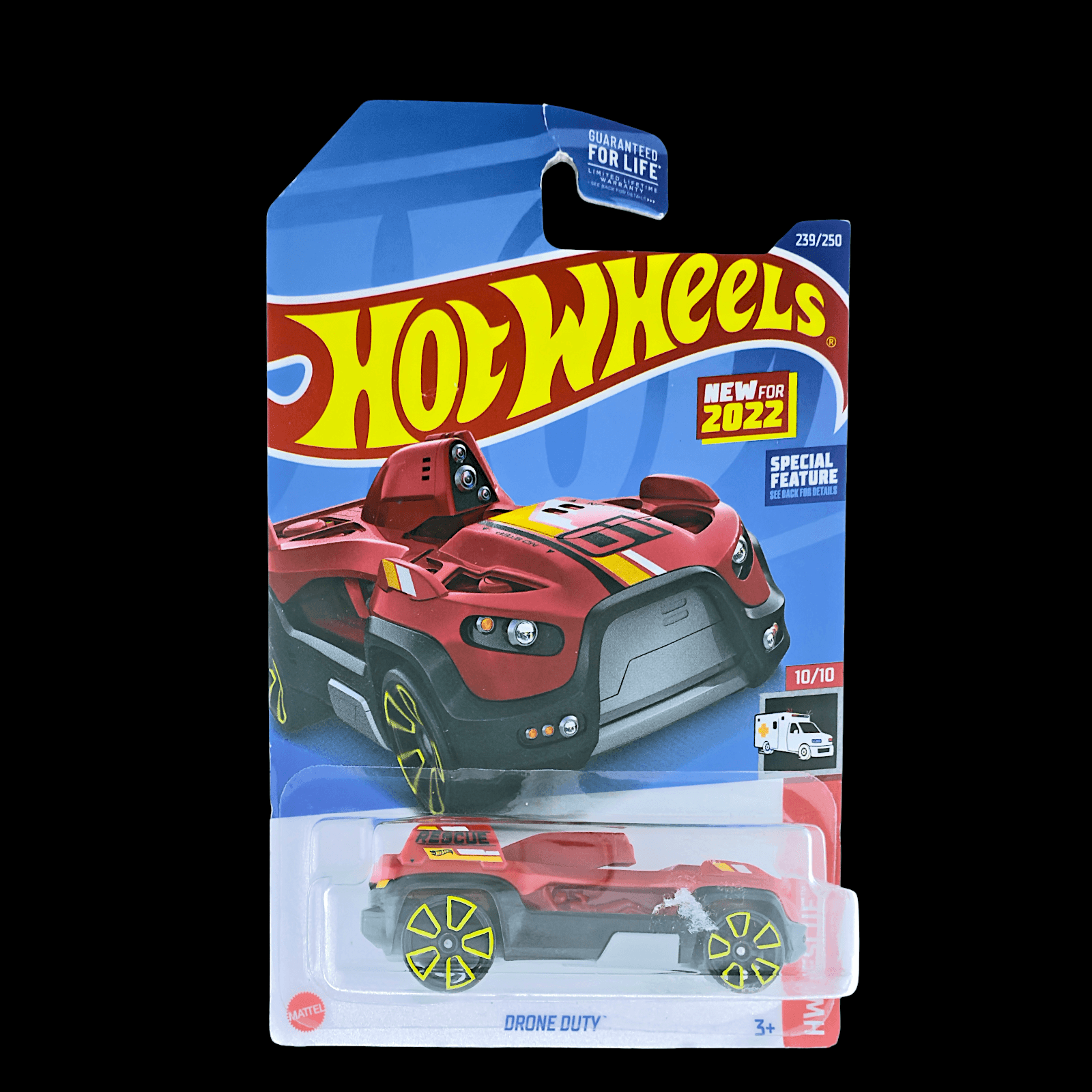 HOT WHEELS 2022 DRONE DUTY ~ HW Rescue series 10/10 ~ Mainline 239/250