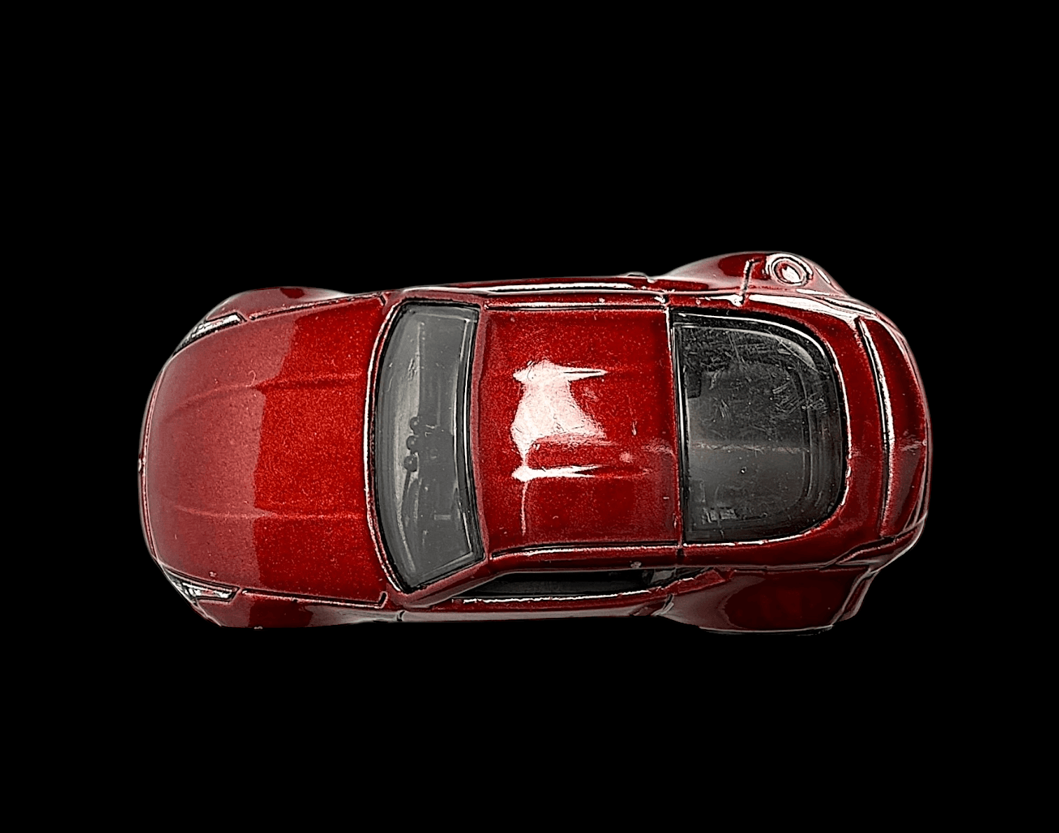 Hot Wheels Nissan 370Z Red Gold Wheels Diecast Car - Thumbnail 4