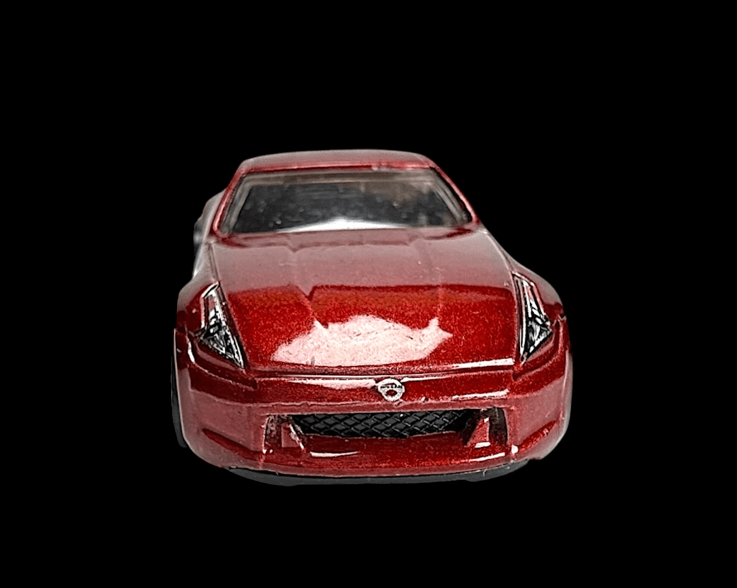 Hot Wheels Nissan 370Z Red Gold Wheels Diecast Car - Thumbnail 5