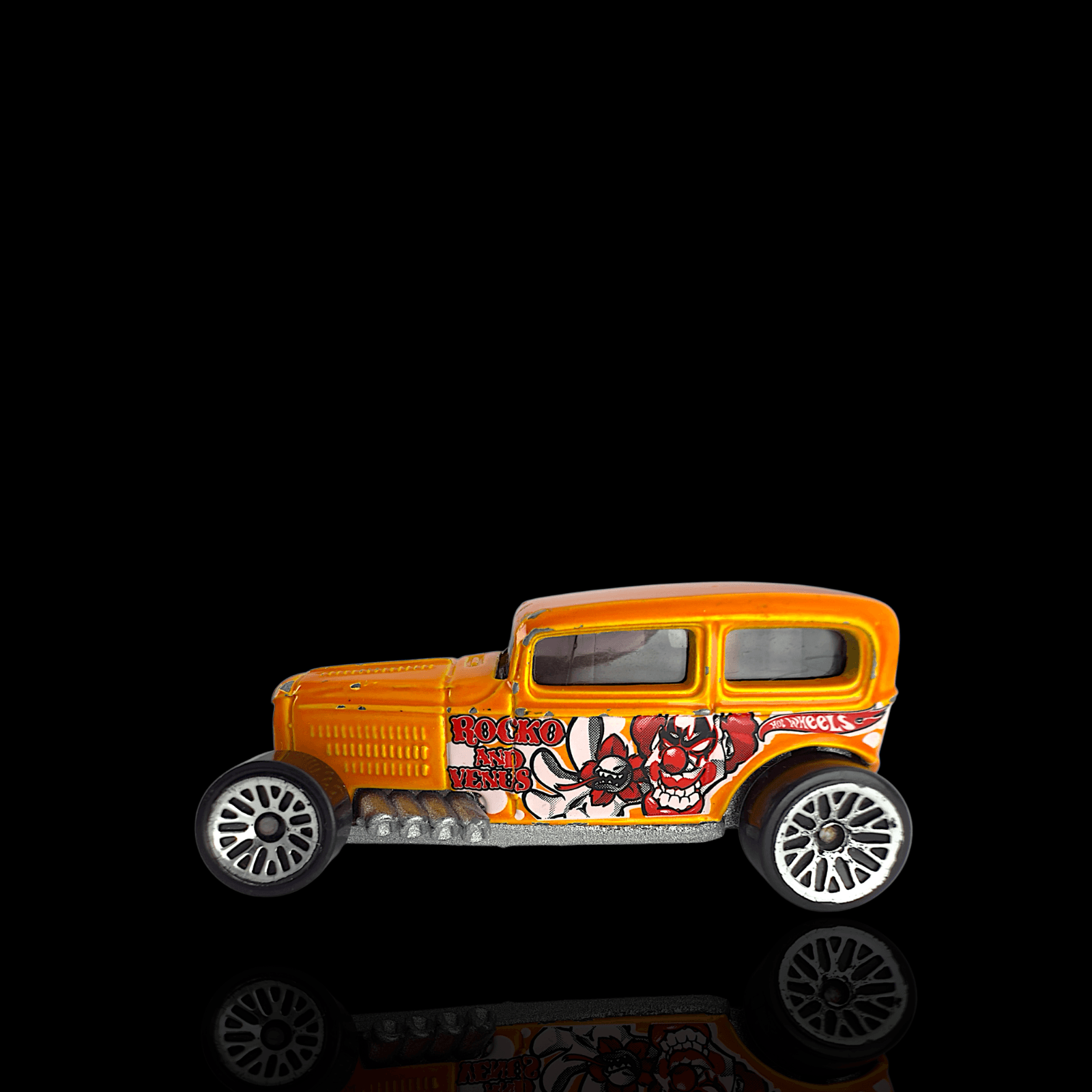 Hot Wheels 2001 Midnight Otto Rocko & Venus Die cast Orange - Thumbnail 2