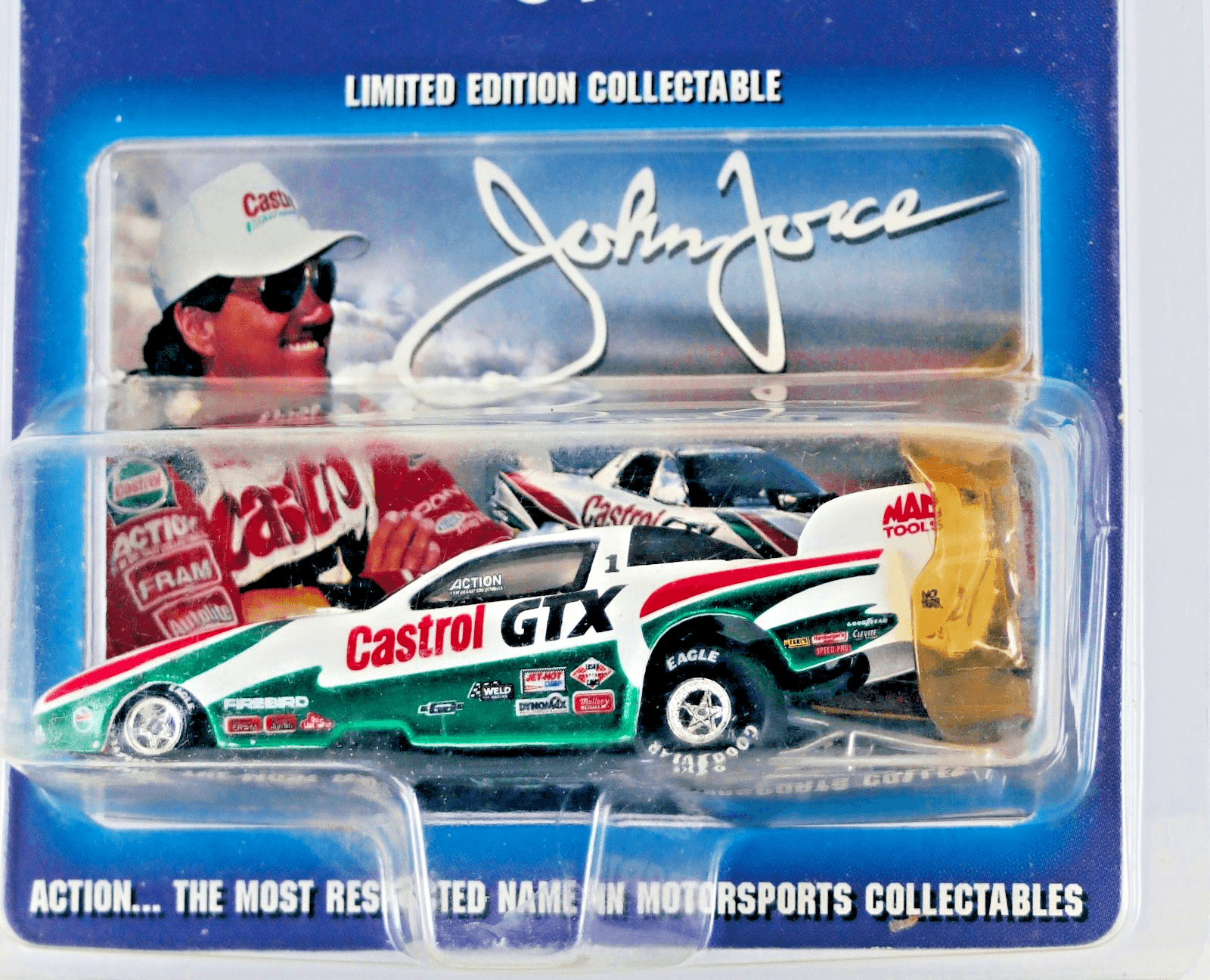 Action Platinum Series ~ John Force 1996 Castrol GTX Pontiac Firebird Funny Car - Thumbnail 2