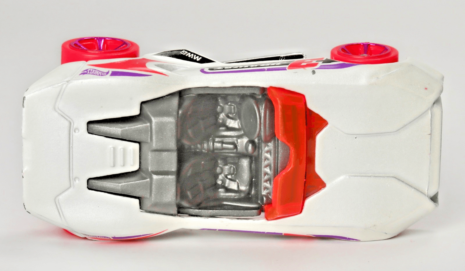 2014 Hot Wheels CARBONIC JIRAWAT ~ Racing White ~ #3 ~ 1:64 Diecast - Thumbnail 9