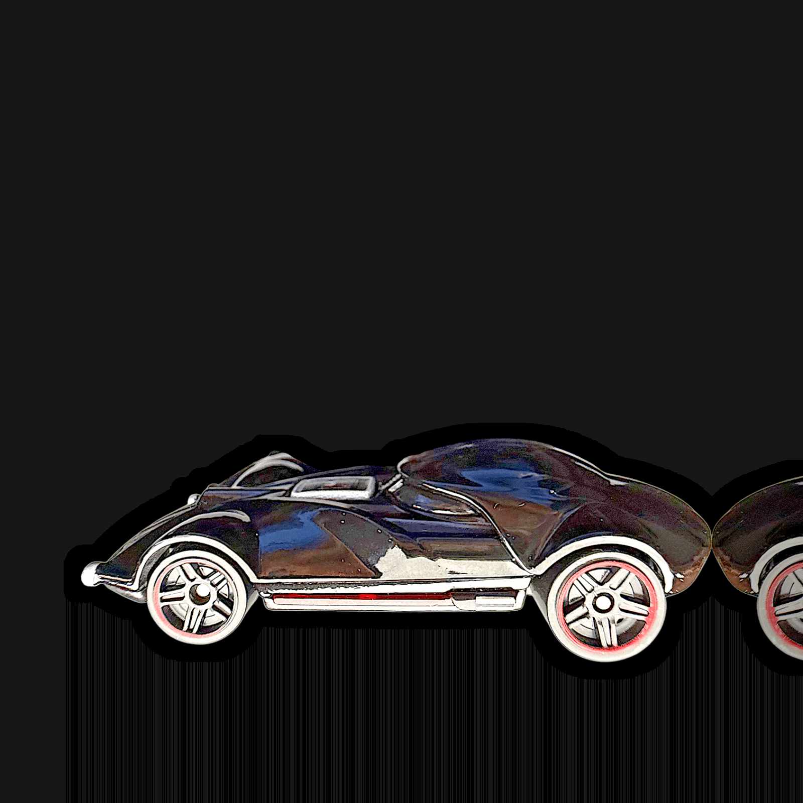 2014 Hot Wheels Character Cars: DARTH VADER ~ Star Wars 1/15 - Blue Card Series - Thumbnail 2