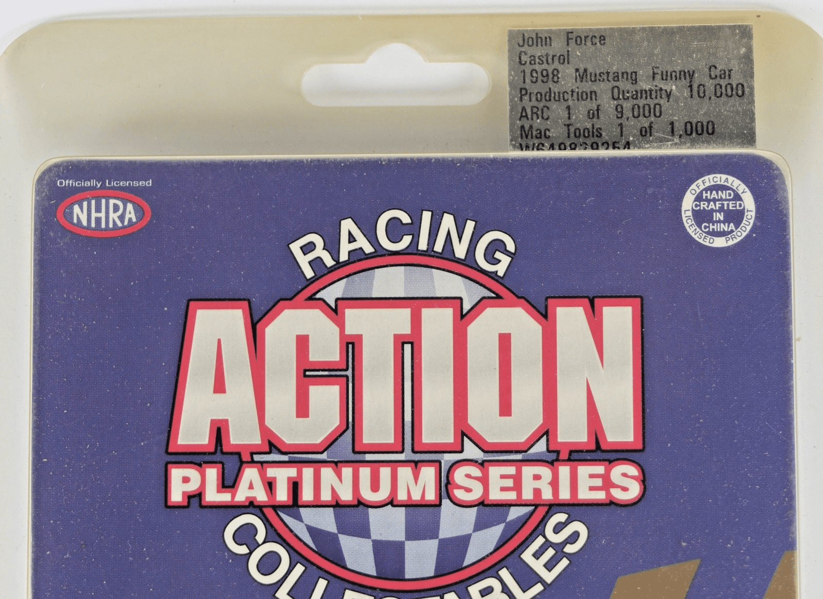 Action Racing ~ 1998 John Force Castrol GTX Funny Car ~ 1:64 NHRA Diecast - Thumbnail 3