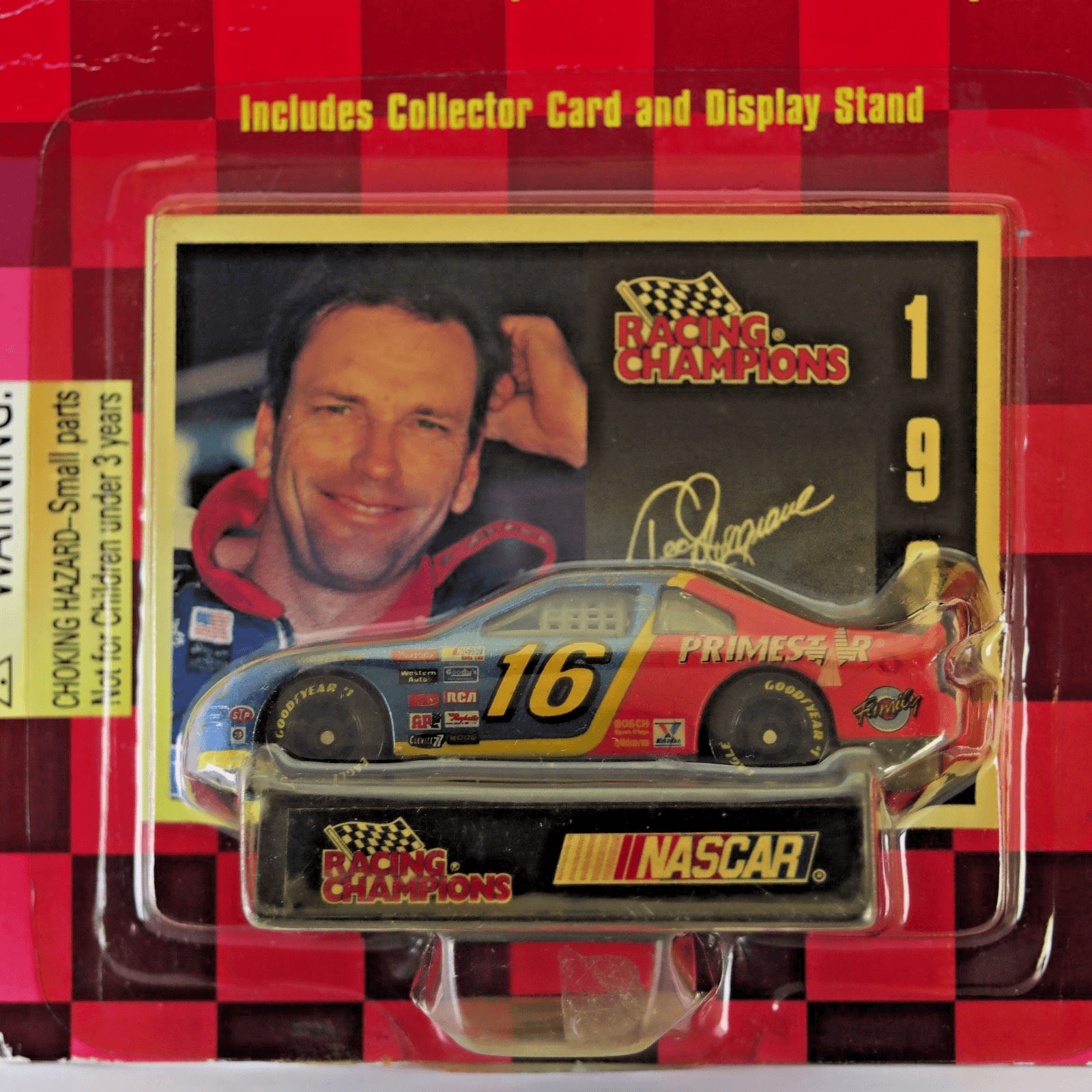 Racing Champions 1997 NASCAR #16 Ted Musgrave PRIMESTAR~ 1:64 Diecast Card Stand - Thumbnail 2