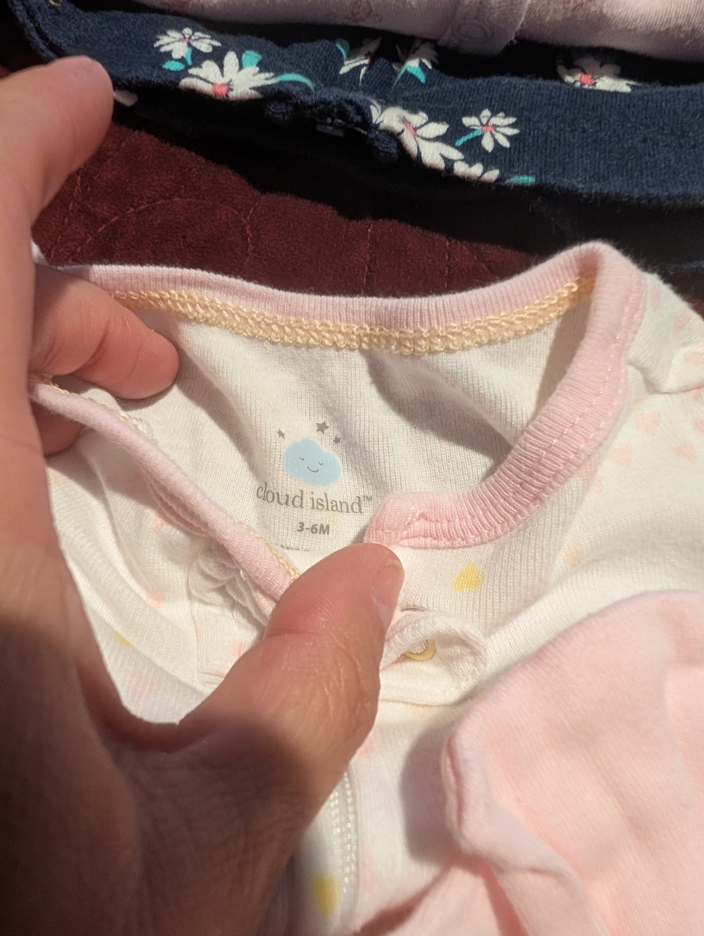 Cloud Island Baby Sleeper with Hat 3-6M - Thumbnail 3