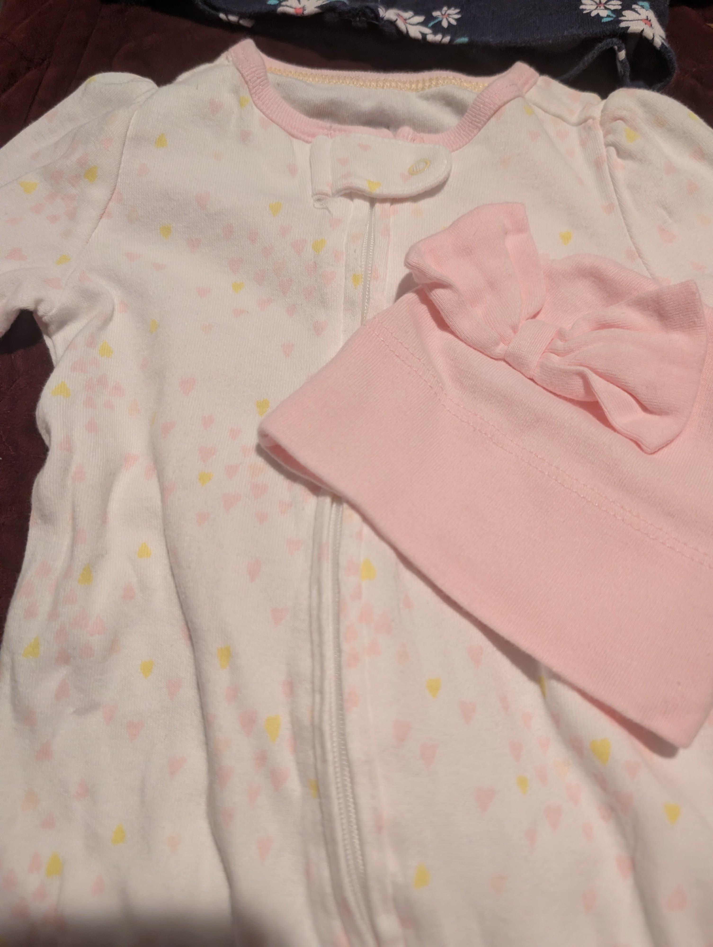 Cloud Island Baby Sleeper with Hat 3-6M - Thumbnail 2