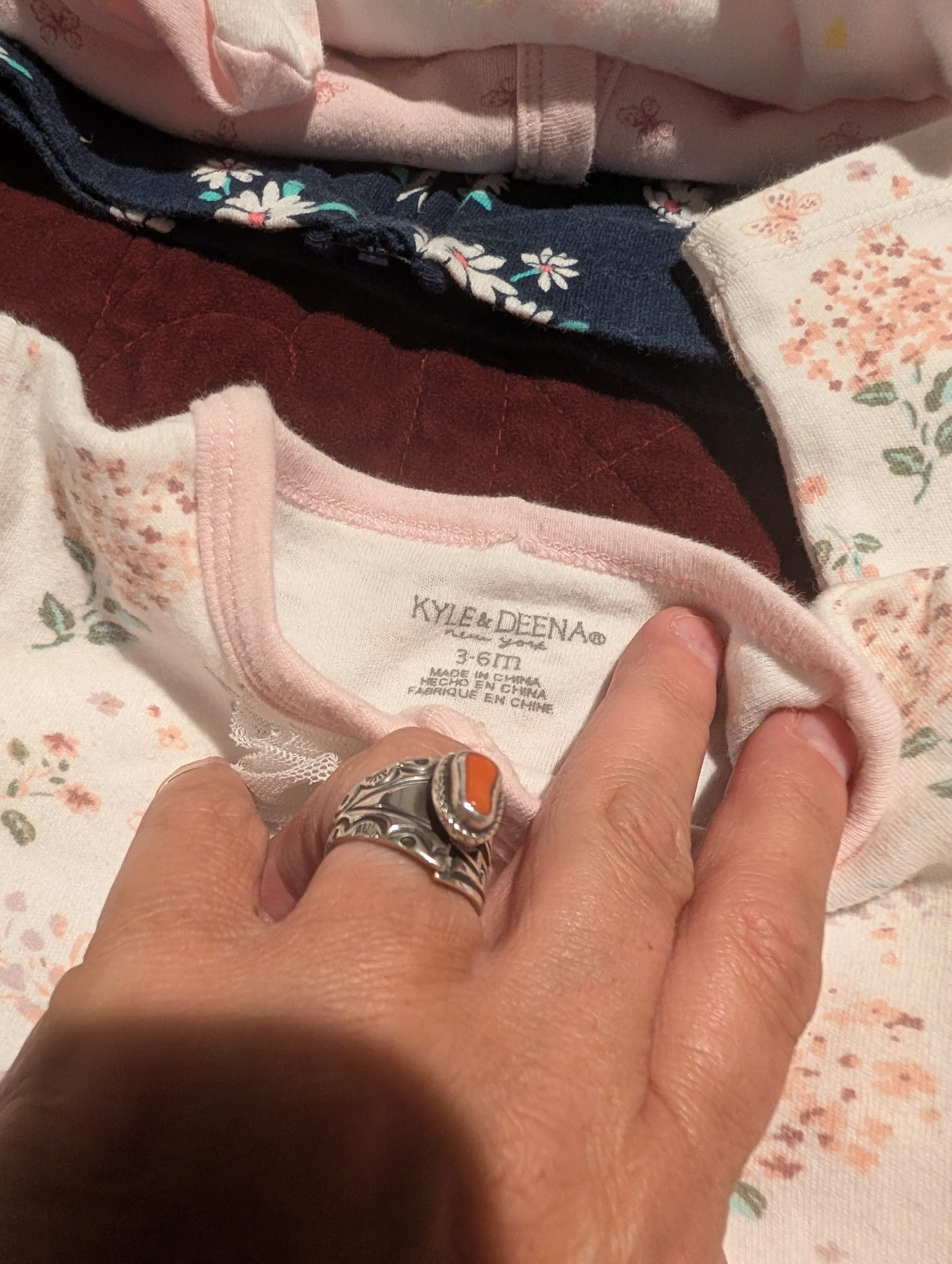 Kyle & Deena Baby Floral Romper 3-6M - Thumbnail 3