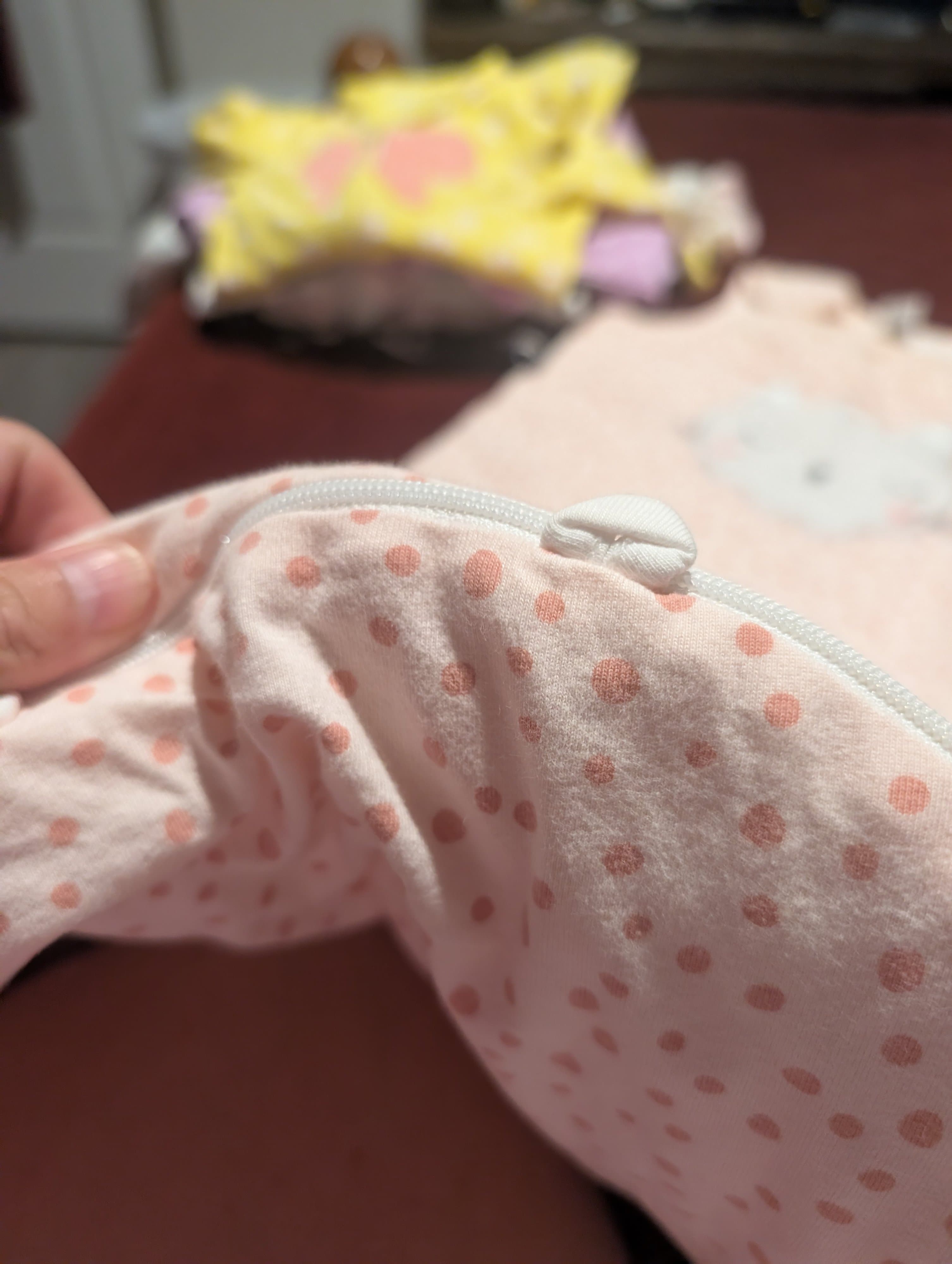 Baby Club Pink Polka Dot Sleep Sack 3.5 TOG 90cm - Thumbnail 3