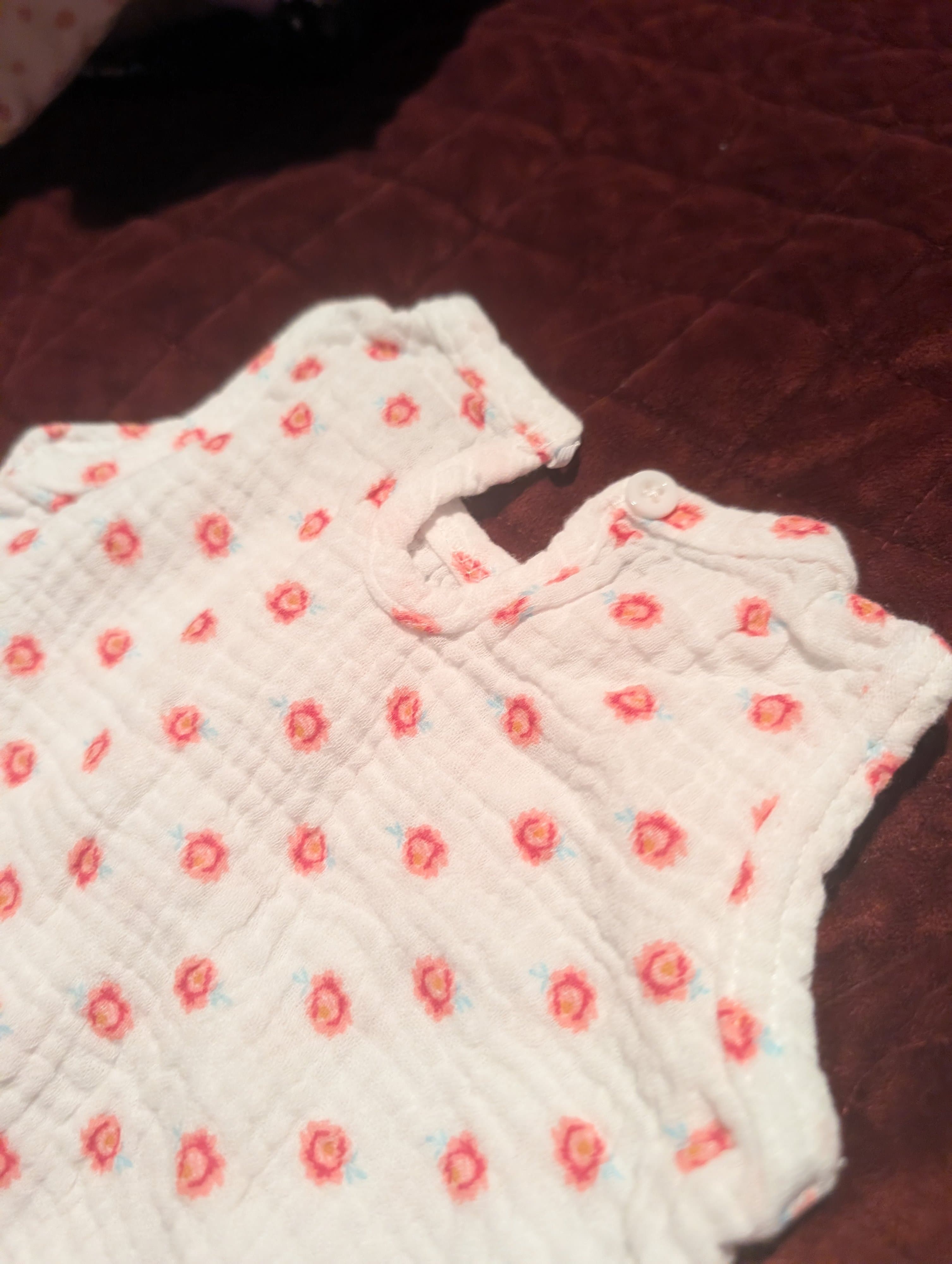 Chickpea Baby Romper 3-6M Floral Print Sleeveless - Thumbnail 2