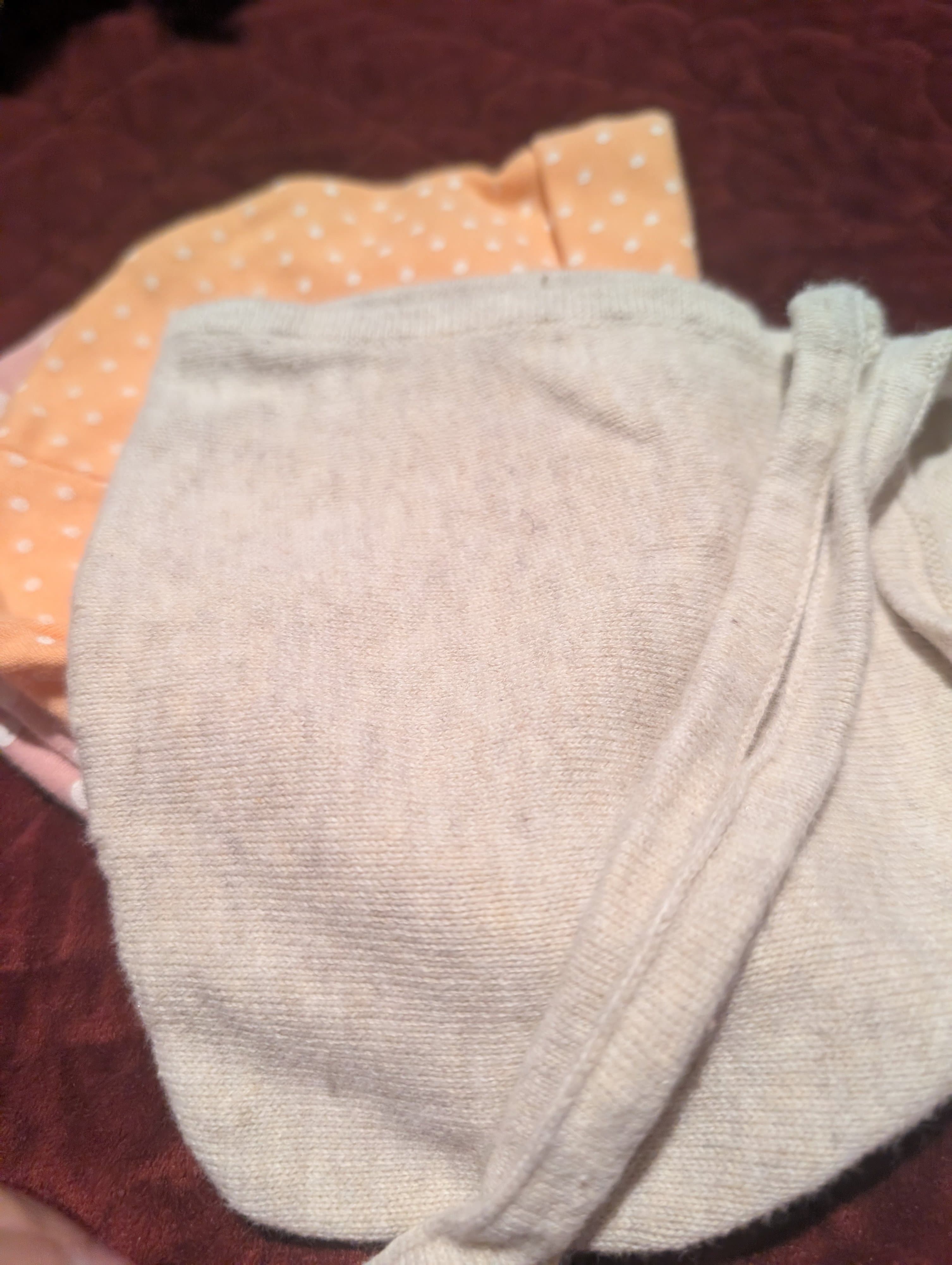Baby Beanie Set Polka Dot and Solid Colors - Thumbnail 4