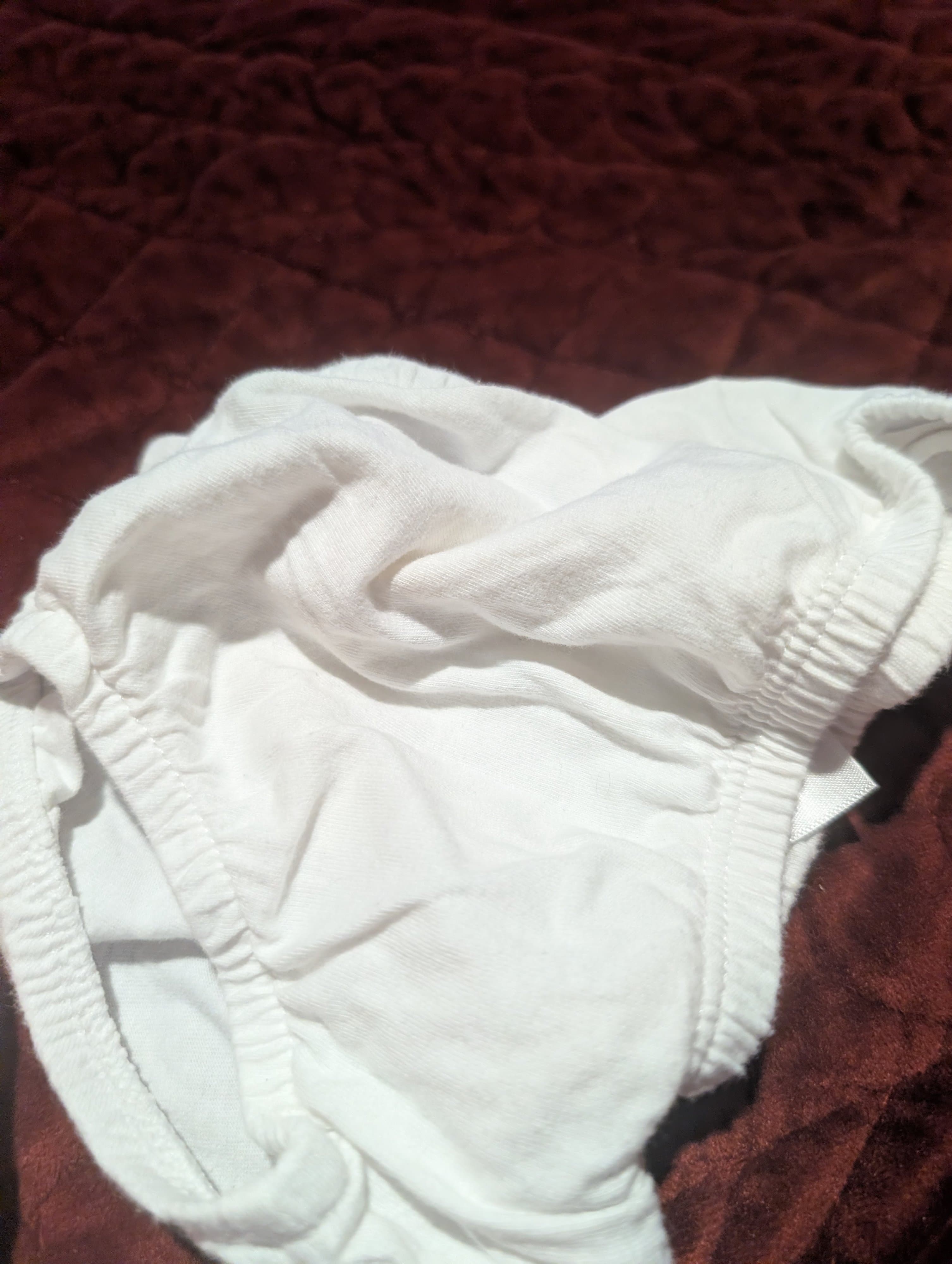 Baby Ruffle Bloomers Set Peach and White - Thumbnail 3