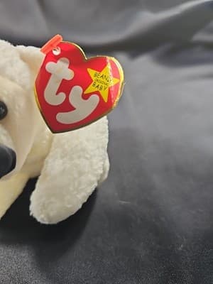Ty Beanie Baby Fleece Lamb Beanbag Plush Original Tag 1996 PE 4th Gen - 4125 - Thumbnail 3