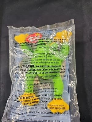 Smoochy The Frog #3 McDonald’s Toy Retired 1999 New Sealed TY Teenie Beanie Babi - Thumbnail 2