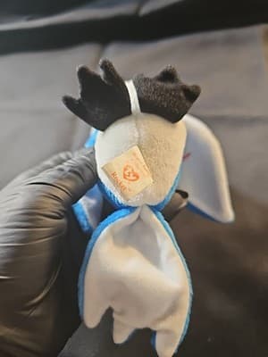 Ty Rocket The Blue Jay Beanie Original Baby Plush Toy Color On Tag - Thumbnail 9