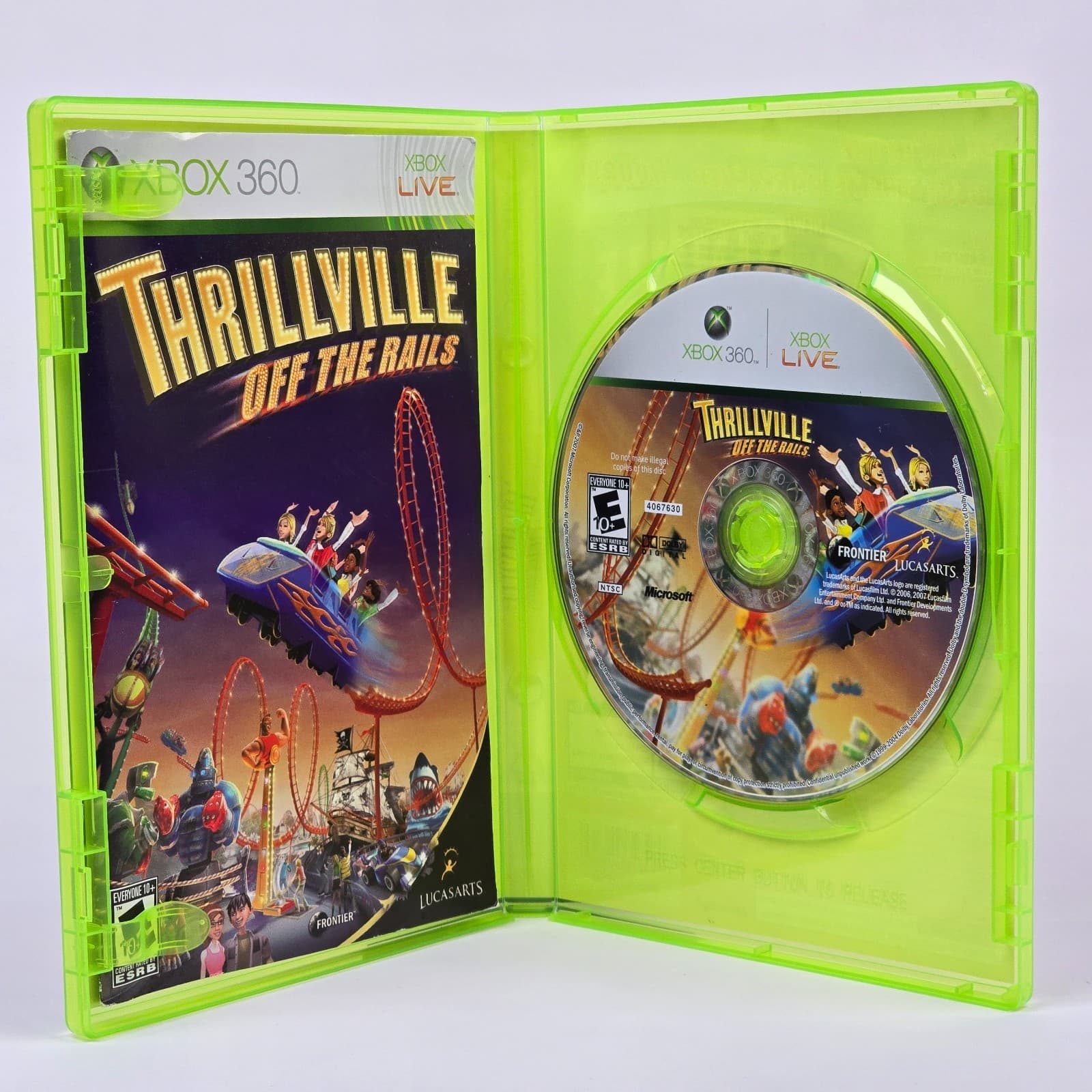 Thrillville: Off the Rails (Xbox 360) CIB COMPLETE - Thumbnail 2