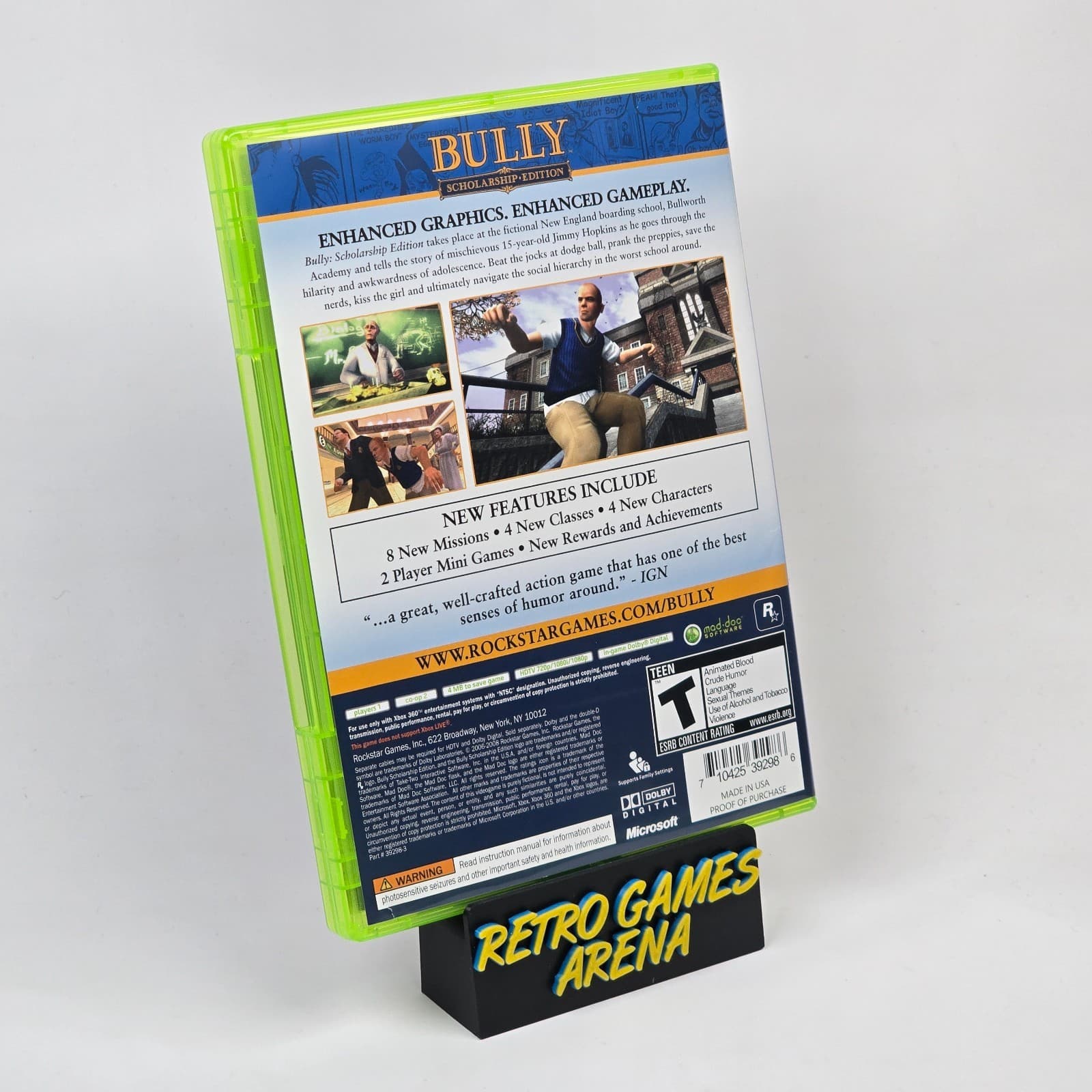 💿REFURBISHED Bully: Scholarship Edition (Xbox 360) CIB COMPLETE & TESTED 💿 - Thumbnail 4
