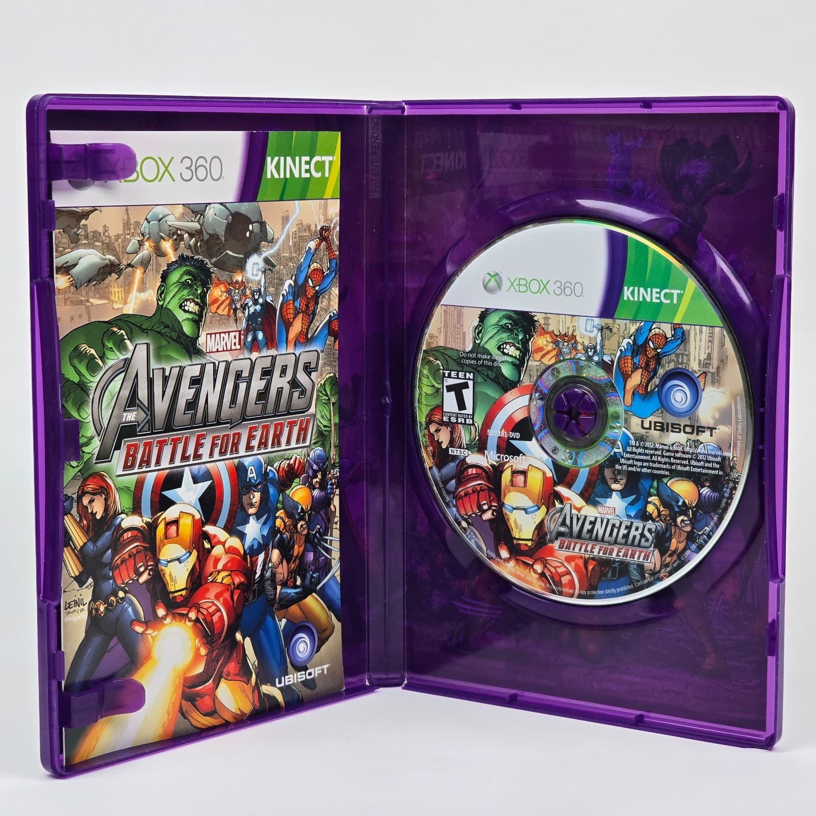 Marvel Avengers: Battle for Earth (Xbox 360) CIB COMPLETE - Thumbnail 2
