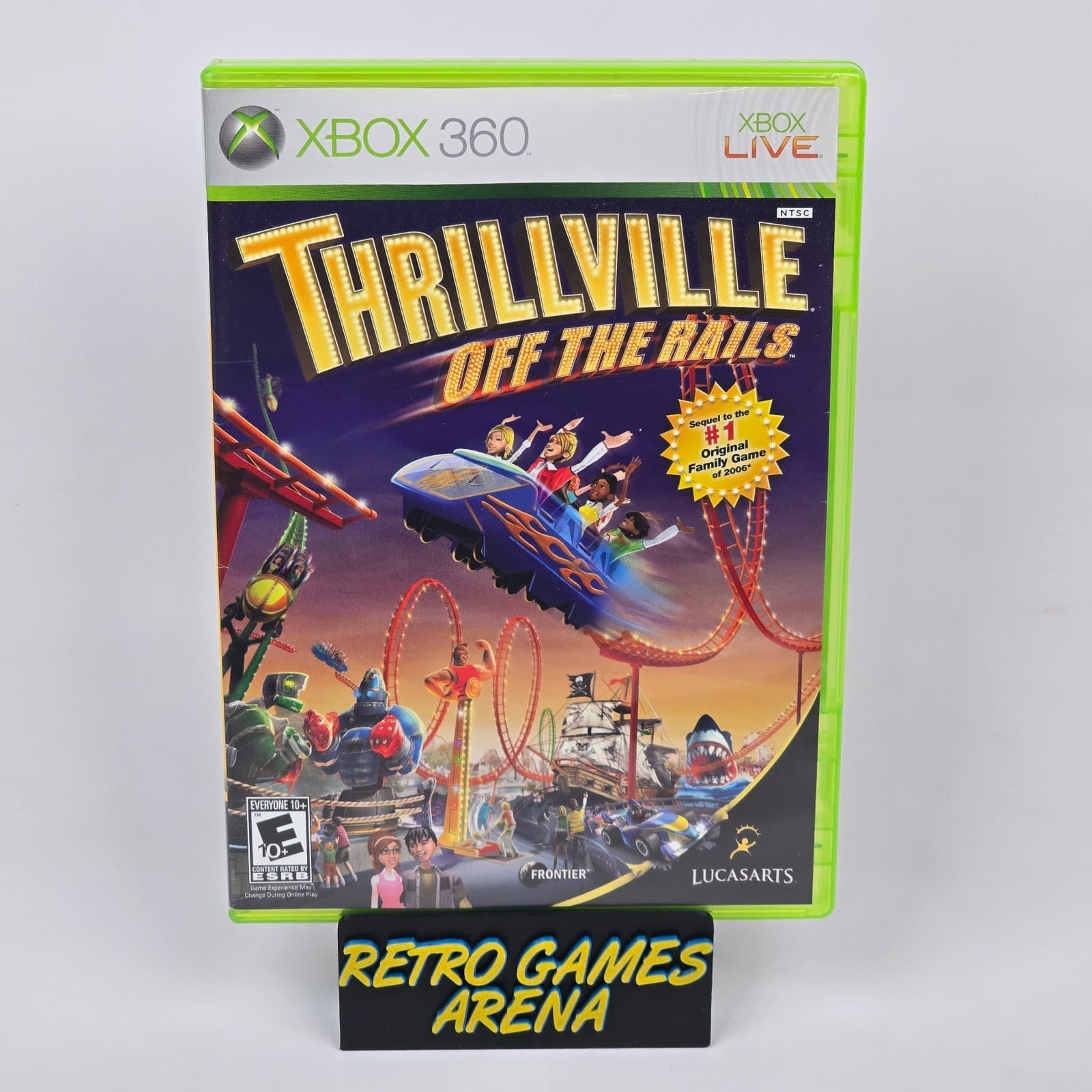 Thrillville: Off the Rails (Xbox 360) CIB COMPLETE