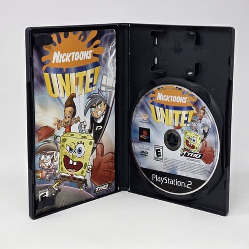 Nicktoons: Unite (PlayStation 2 PS2) Black Label CIB COMPLETE & TESTED - Thumbnail 2