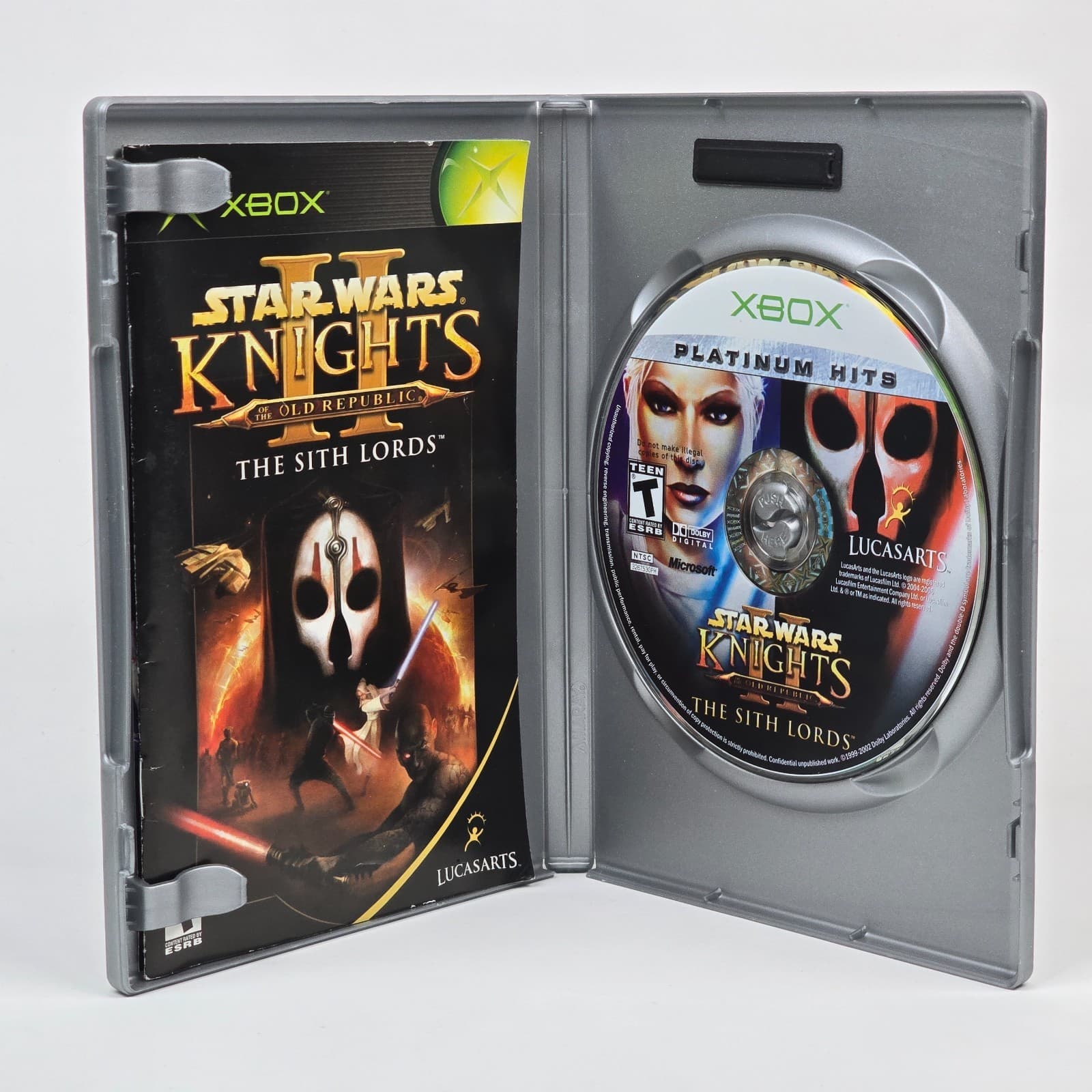 Star Wars Knights of the Old Republic II 2 (Original Xbox) Platinum CIB & TESTED - Thumbnail 2