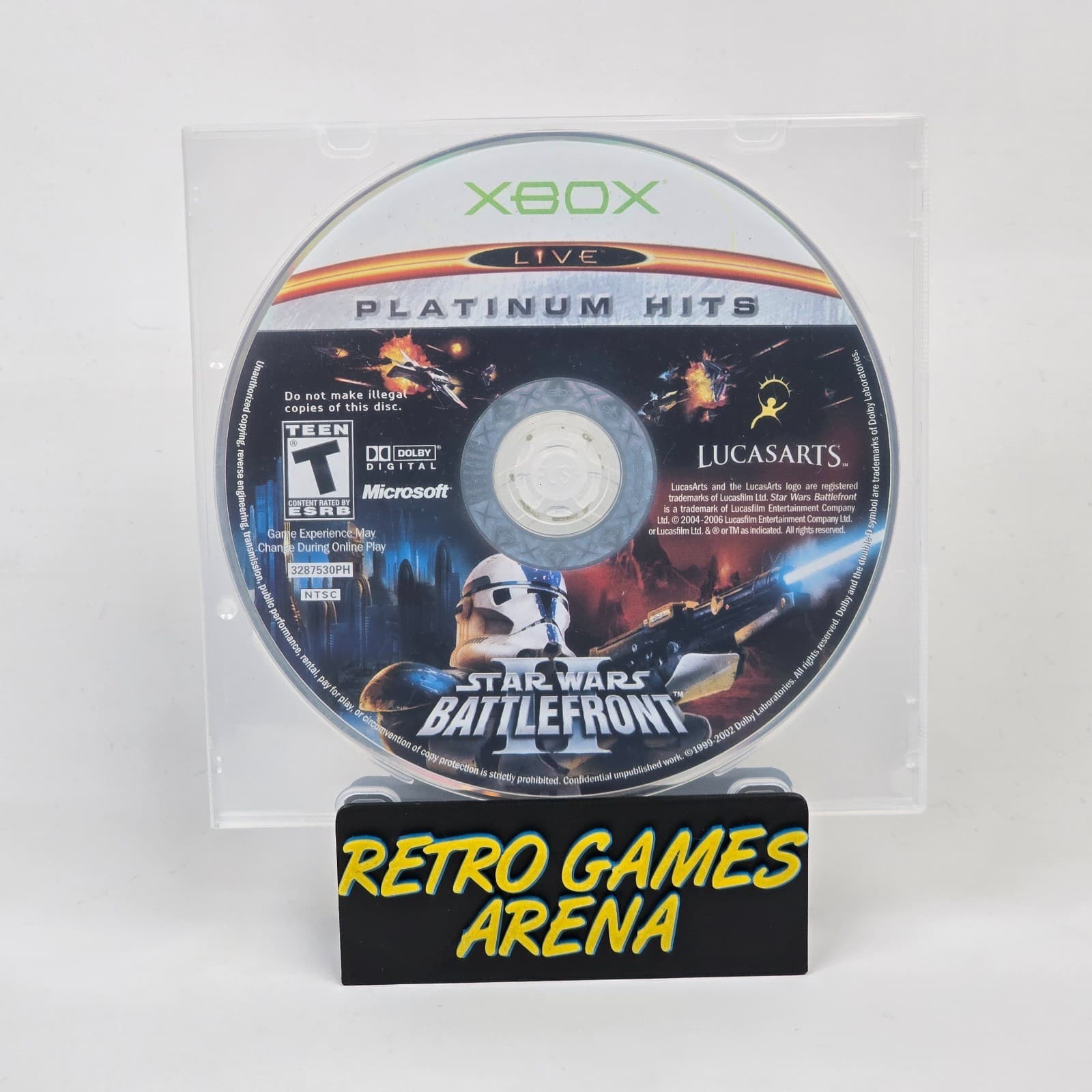 Star Wars: Battlefront II 2 (Original Xbox) Platinum Disc TESTED