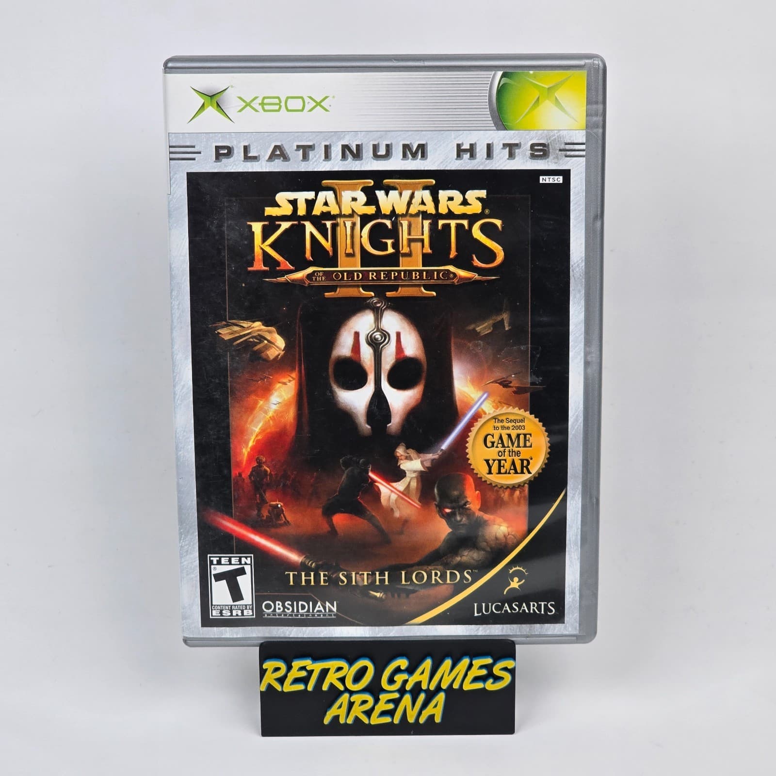 Star Wars Knights of the Old Republic II 2 (Original Xbox) Platinum CIB & TESTED