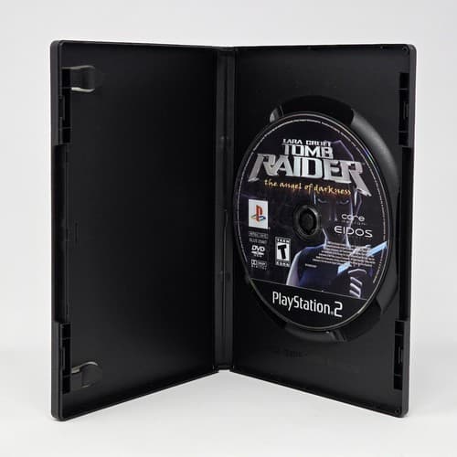 Tomb Raider: The Angel of Darkness (PlayStation 2 PS2) Black Label Case & Disc - Thumbnail 2