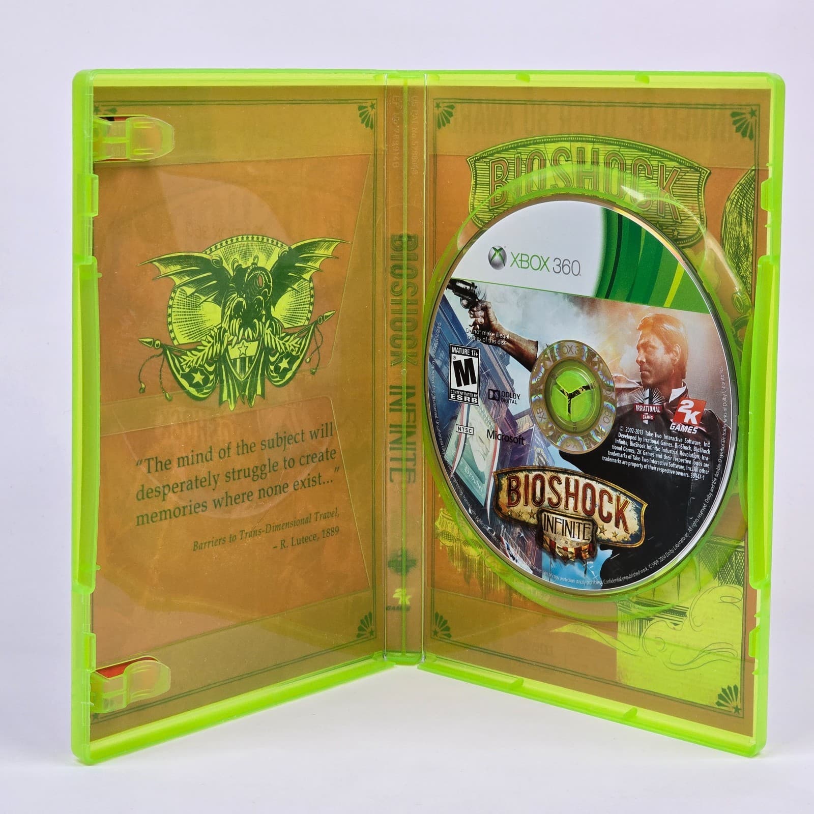 Bioshock: Infinite (Xbox 360) Case & Disc TESTED - Thumbnail 2