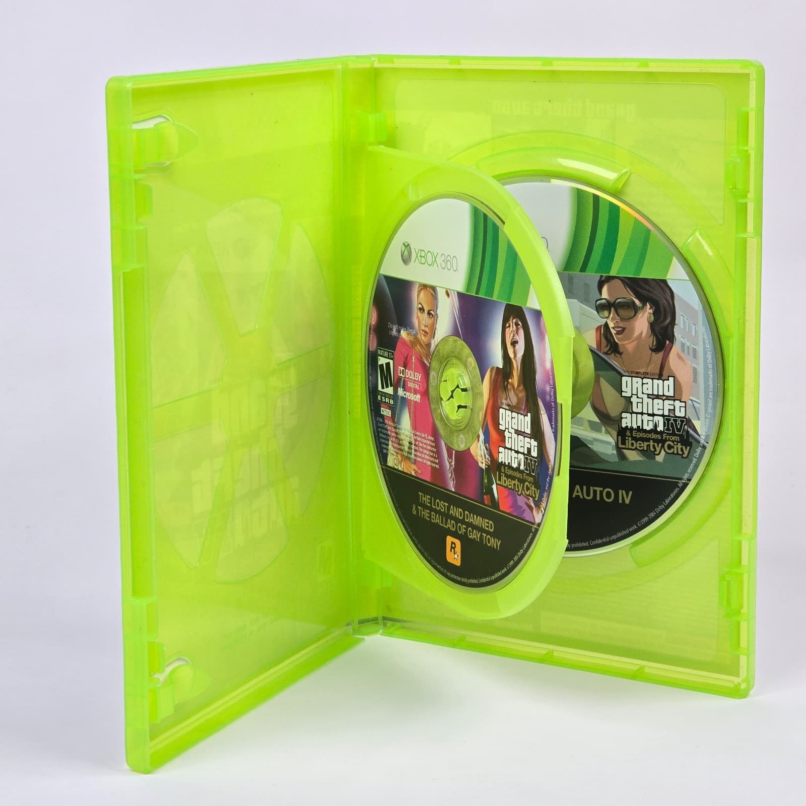 Grand Theft Auto IV & Liberty City Complete Edition (Xbox 360) Case & Discs - Thumbnail 2