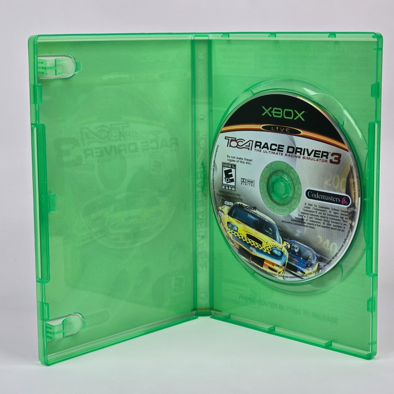 TOCA Race Driver 3 (Original Xbox) Case & Disc TESTED - Thumbnail 2