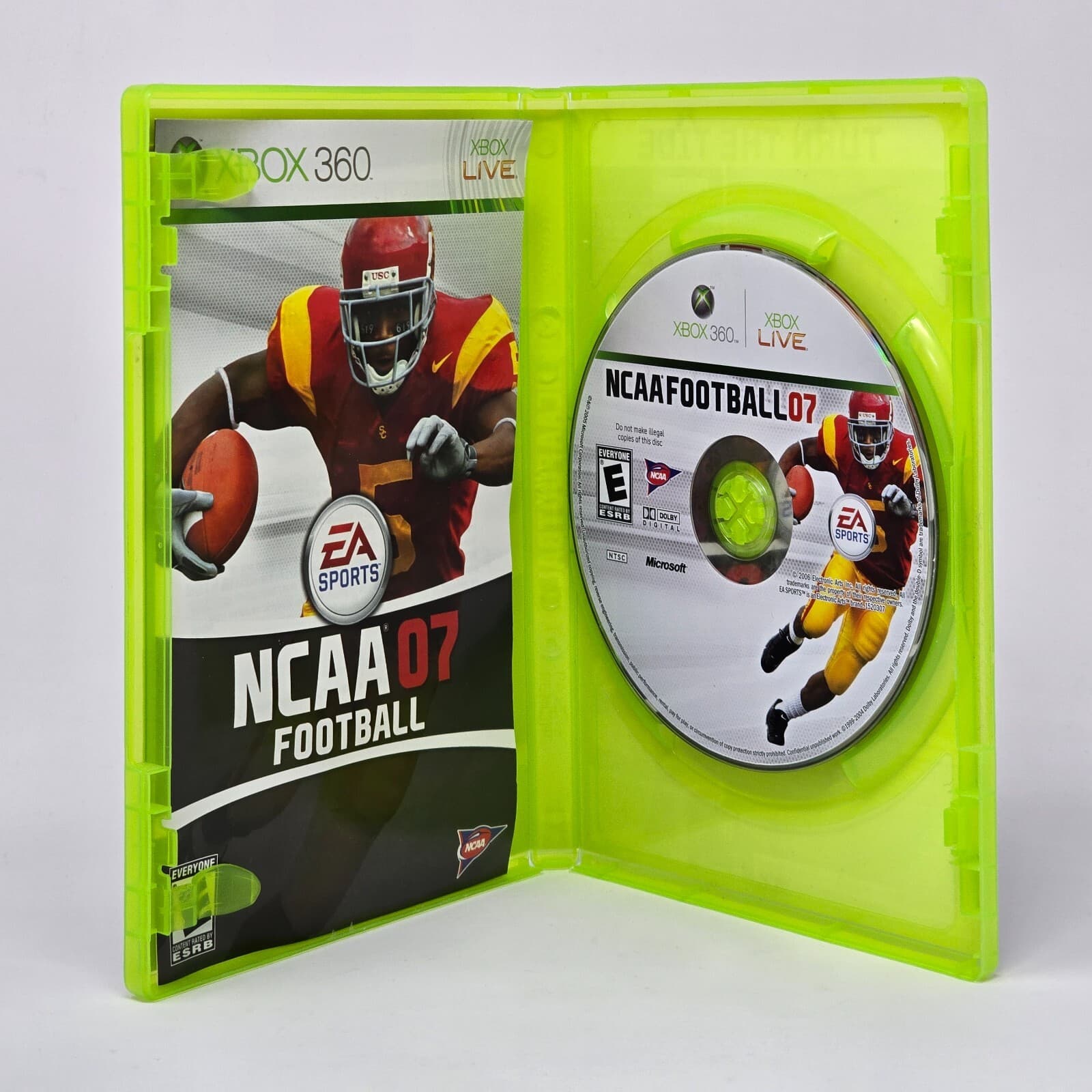 NCAA Football 07 (Xbox 360) CIB COMPLETE & TESTED - Thumbnail 2