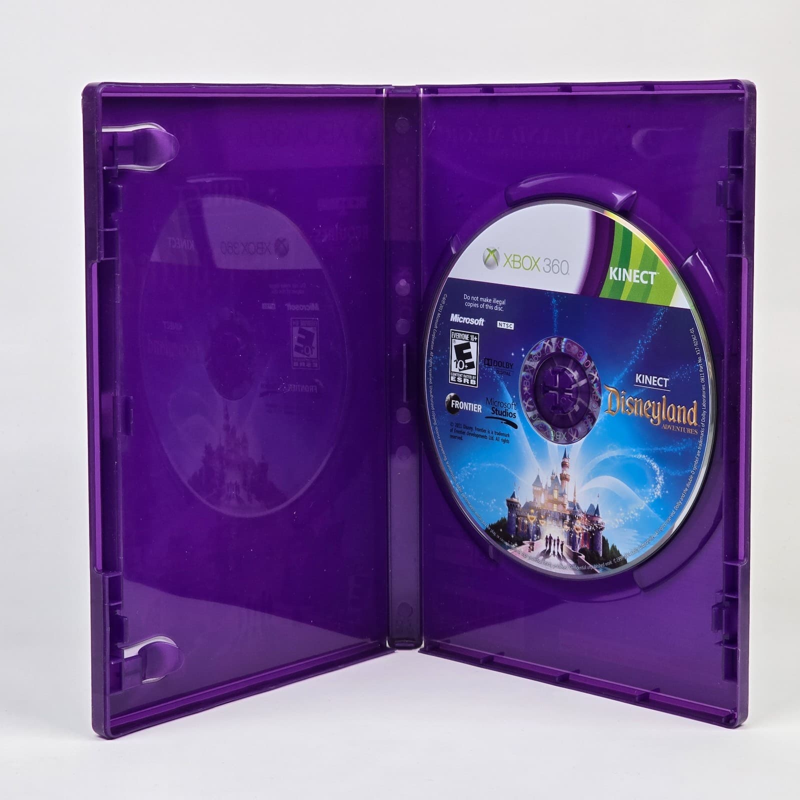 Kinect Disneyland Adventures (Xbox 360) Case & Disc TESTED - Thumbnail 2