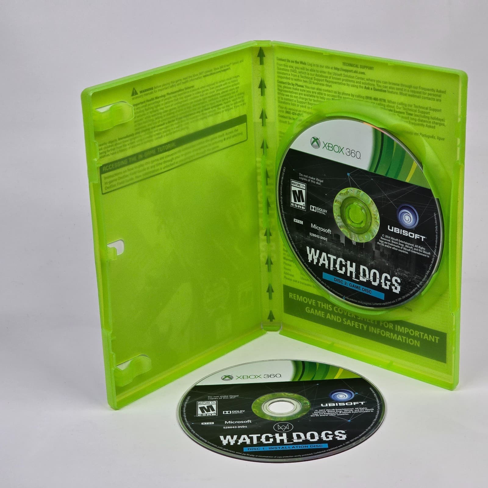 Watch Dogs (Xbox 360) Case & Discs TESTED - Thumbnail 2