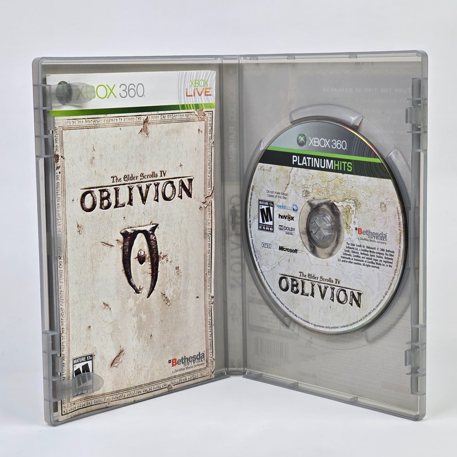 The Elder Scrolls IV 4: Oblivion (Xbox 360) Platinum CIB COMPLETE & TESTED - Thumbnail 2