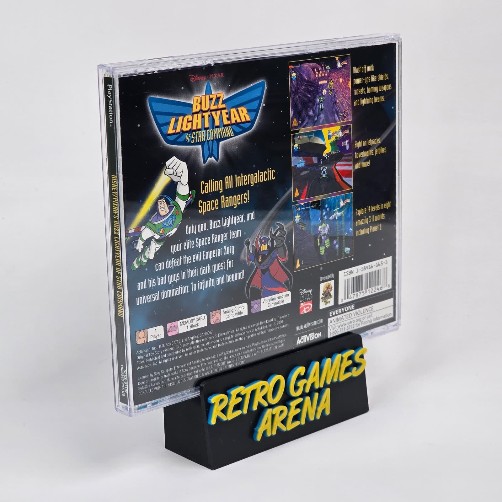 💿REFURBISHED Buzz Lightyear of Star Command (PlayStation 1 PS1) CIB COMPLETE💿 - Thumbnail 4