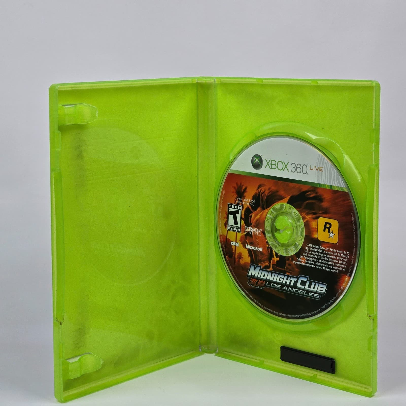 Midnight Club: Los Angeles (Xbox 360) Case & Disc - Thumbnail 2