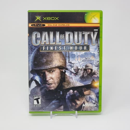 Call of Duty Finest Hour (Original Xbox) Black Label CIB COMPLETE & TESTED