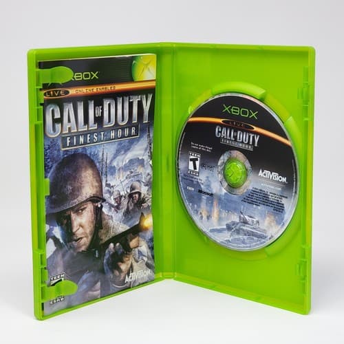 Call of Duty Finest Hour (Original Xbox) Black Label CIB COMPLETE & TESTED - Thumbnail 2