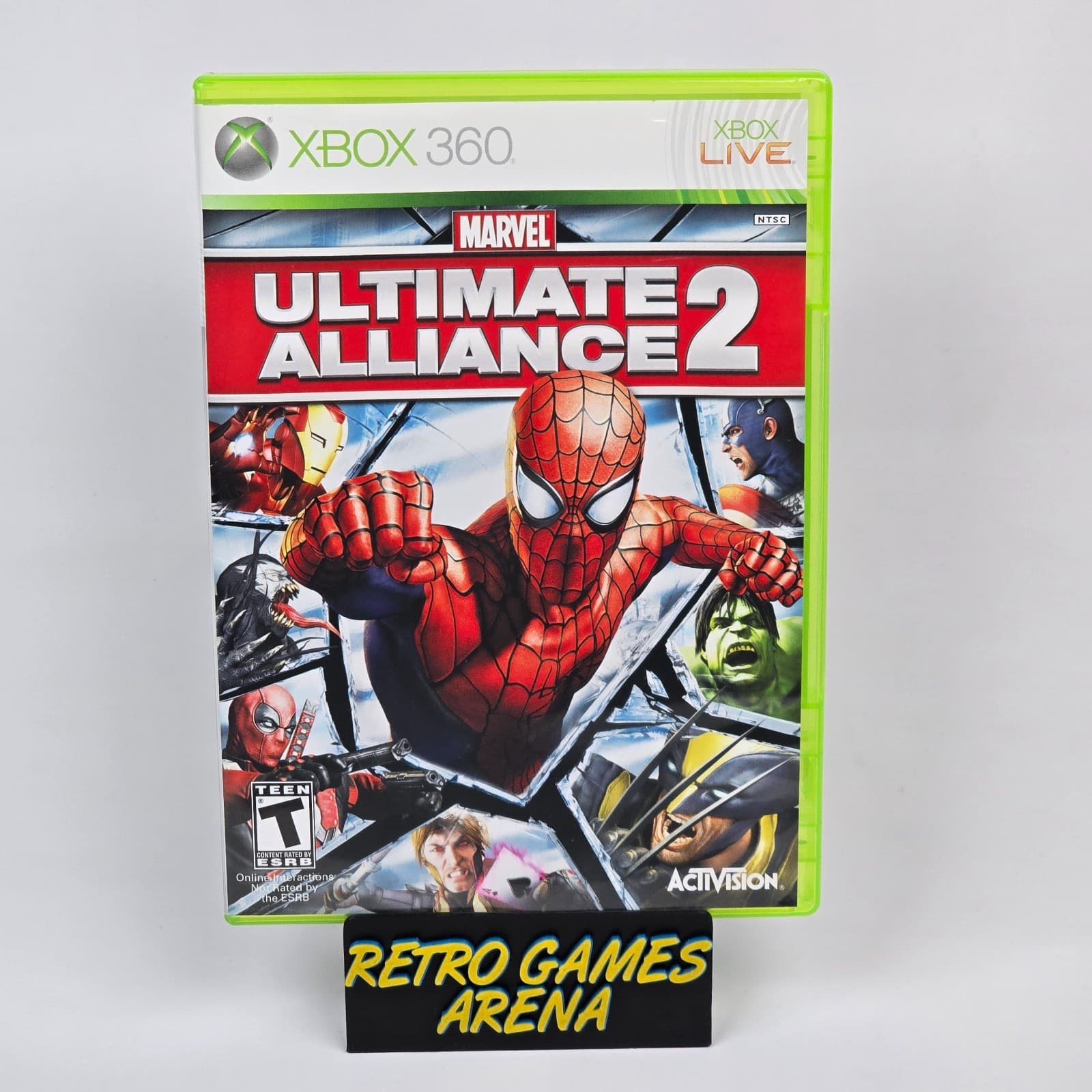 Marvel: Ultimate Alliance 2 (Xbox 360) Case & Disc