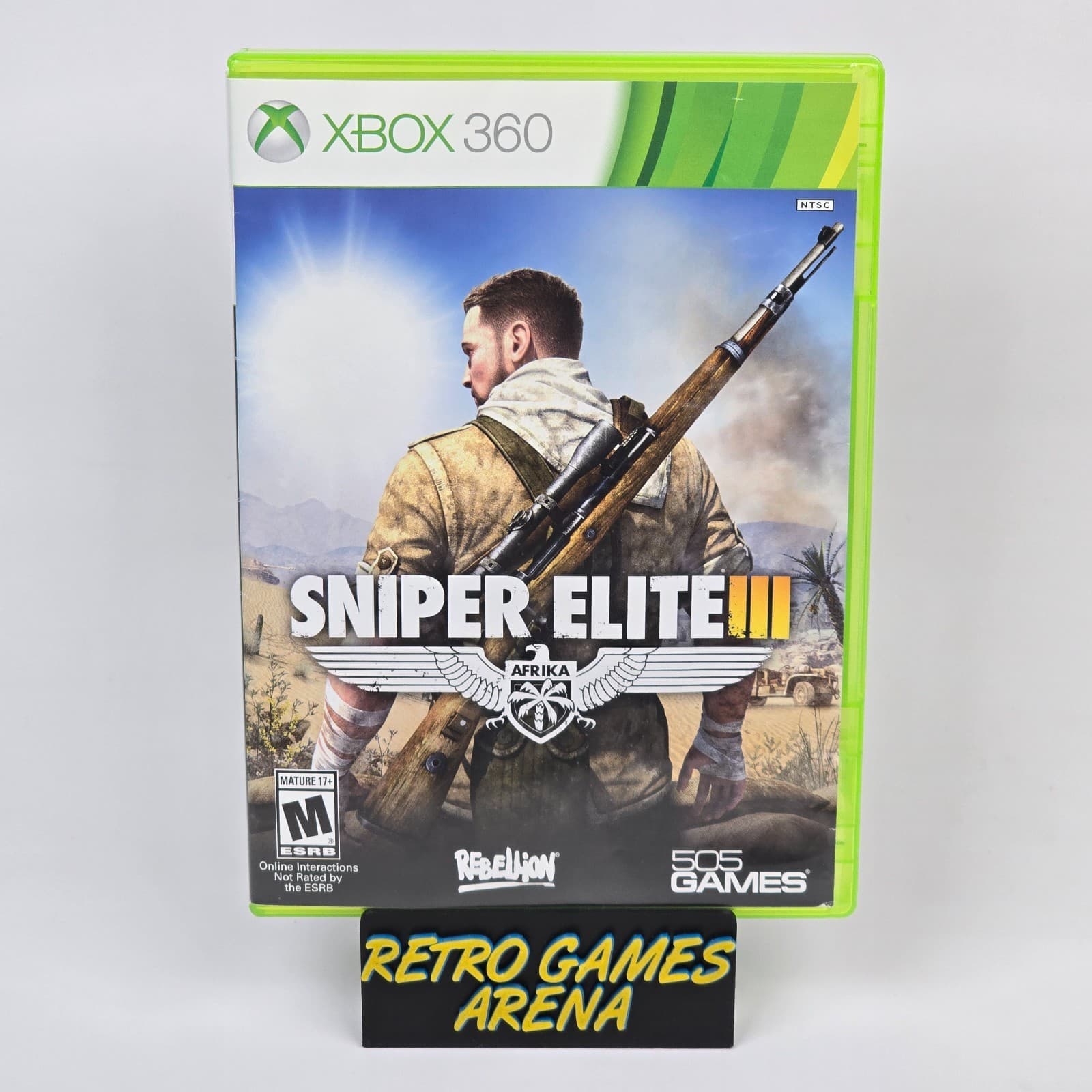 Sniper Elite III 3 (Xbox 360) Case & Disc