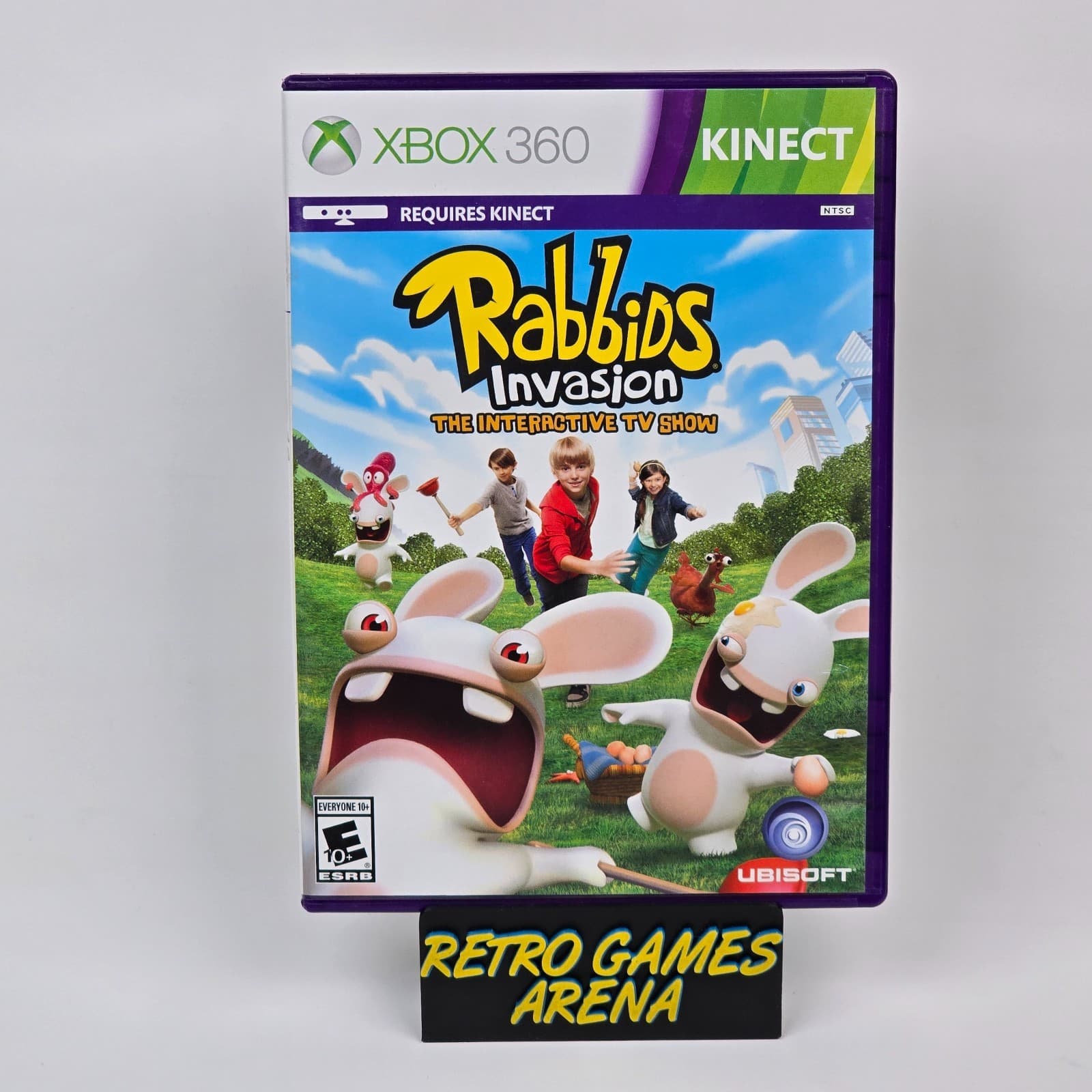 Rabbids Invasion: The Interactive TV Show (Xbox 360) CIB COMPLETE