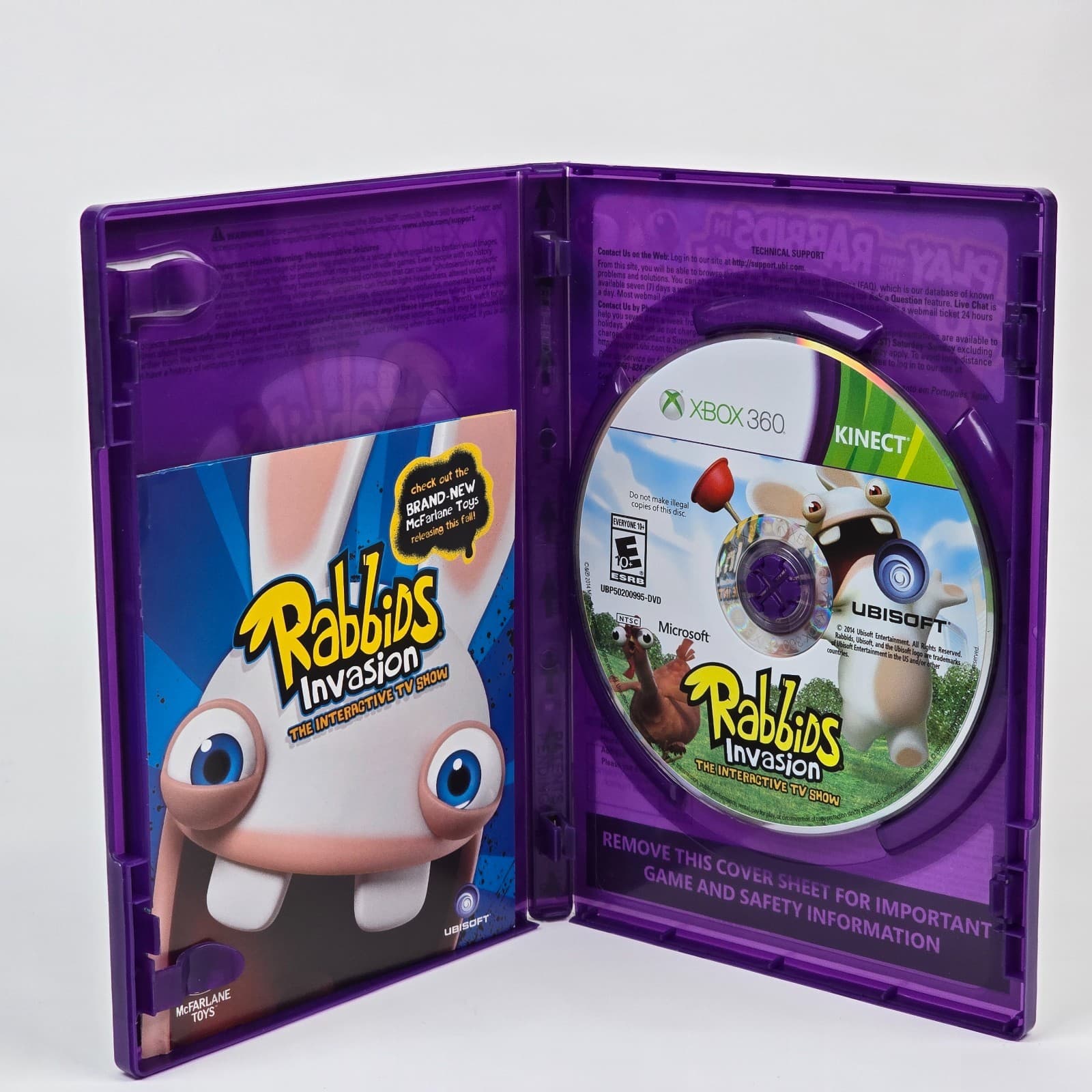 Rabbids Invasion: The Interactive TV Show (Xbox 360) CIB COMPLETE - Thumbnail 2