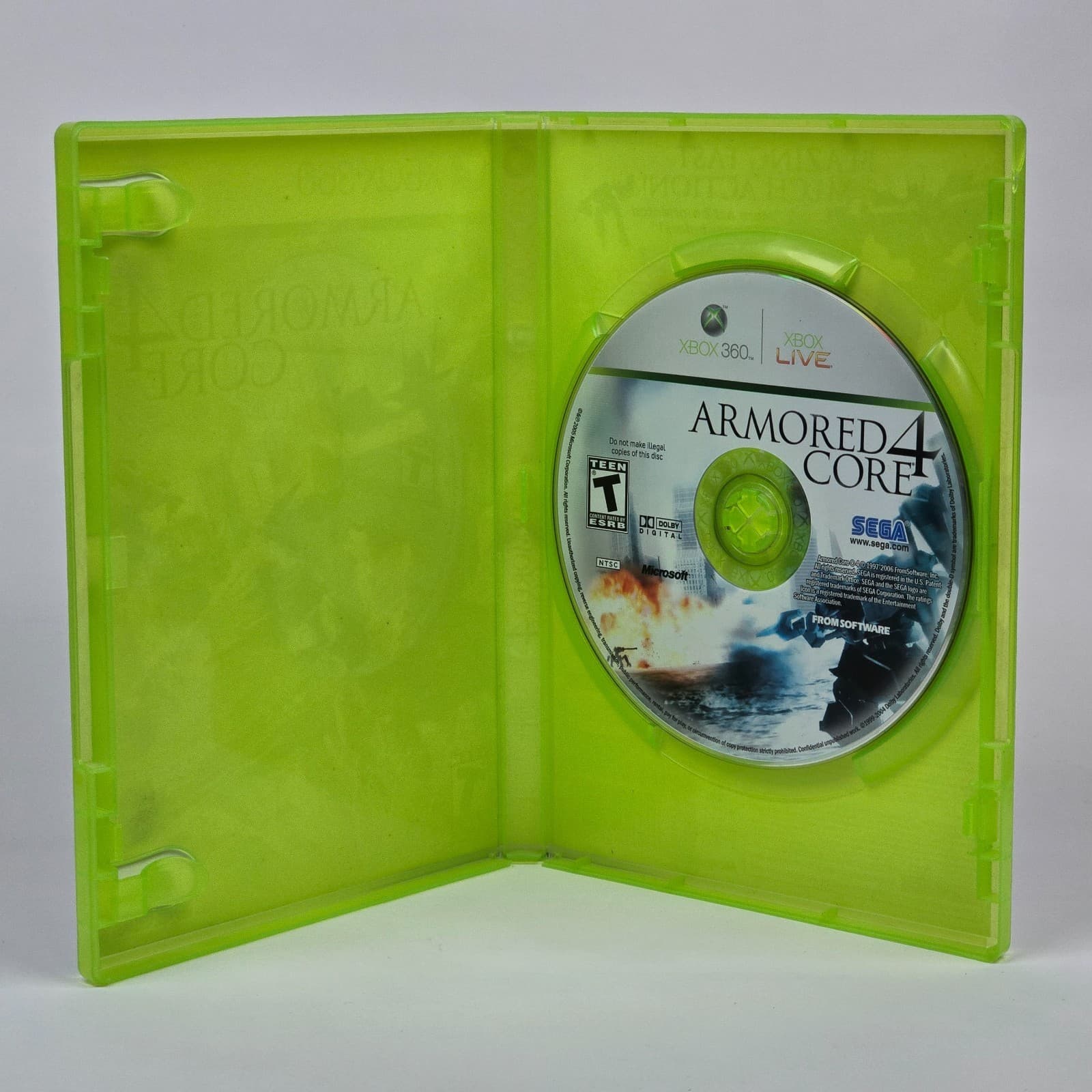Armored Core 4 (Xbox 360) Case & Disc - Thumbnail 2