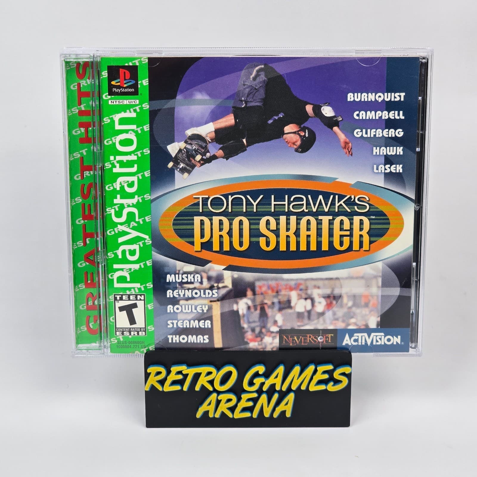 Tony Hawk's Pro Skater (PlayStation 1 PS1) Platinum Hits CIB COMPLETE