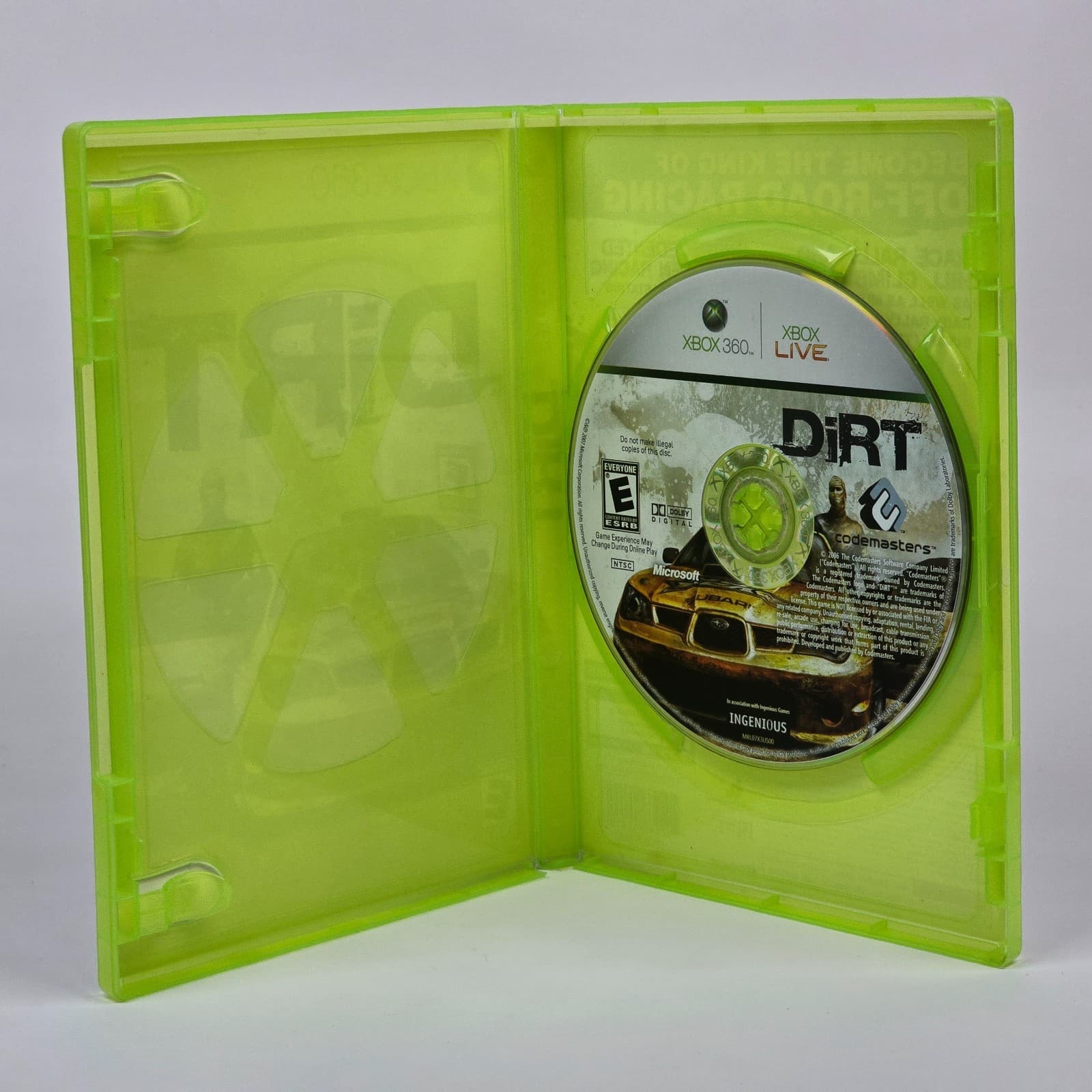 DiRT (Xbox 360) Case & Disc - Thumbnail 2